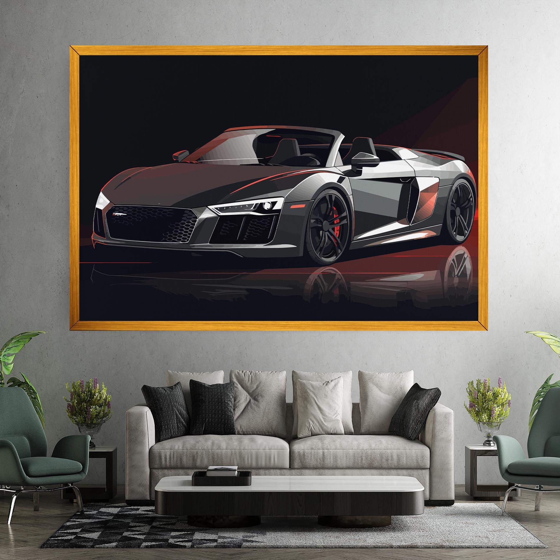 Tablou Canvas Cool Grey Car mockup 7