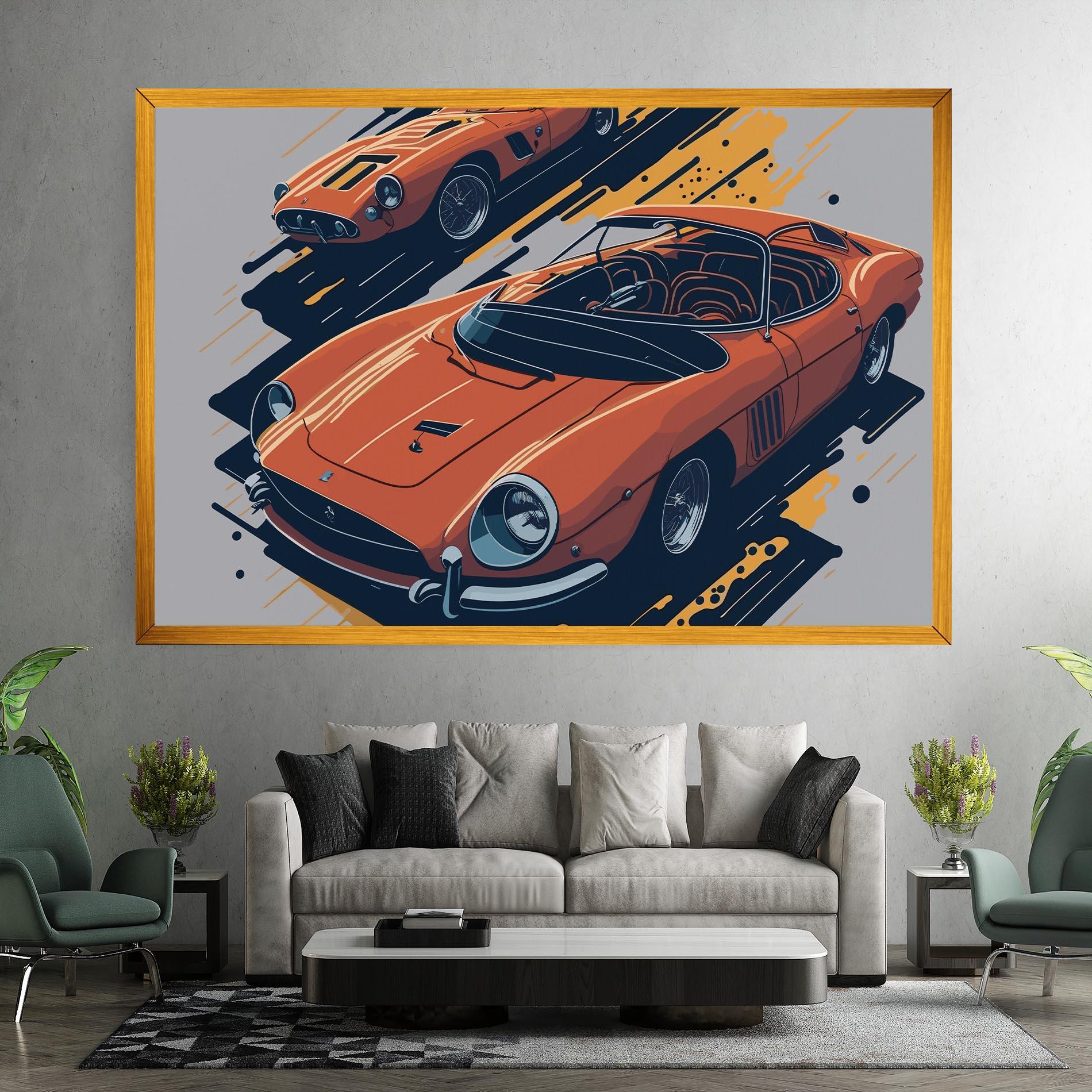 Tablou Canvas Ferrari 250 Gto mockup 7