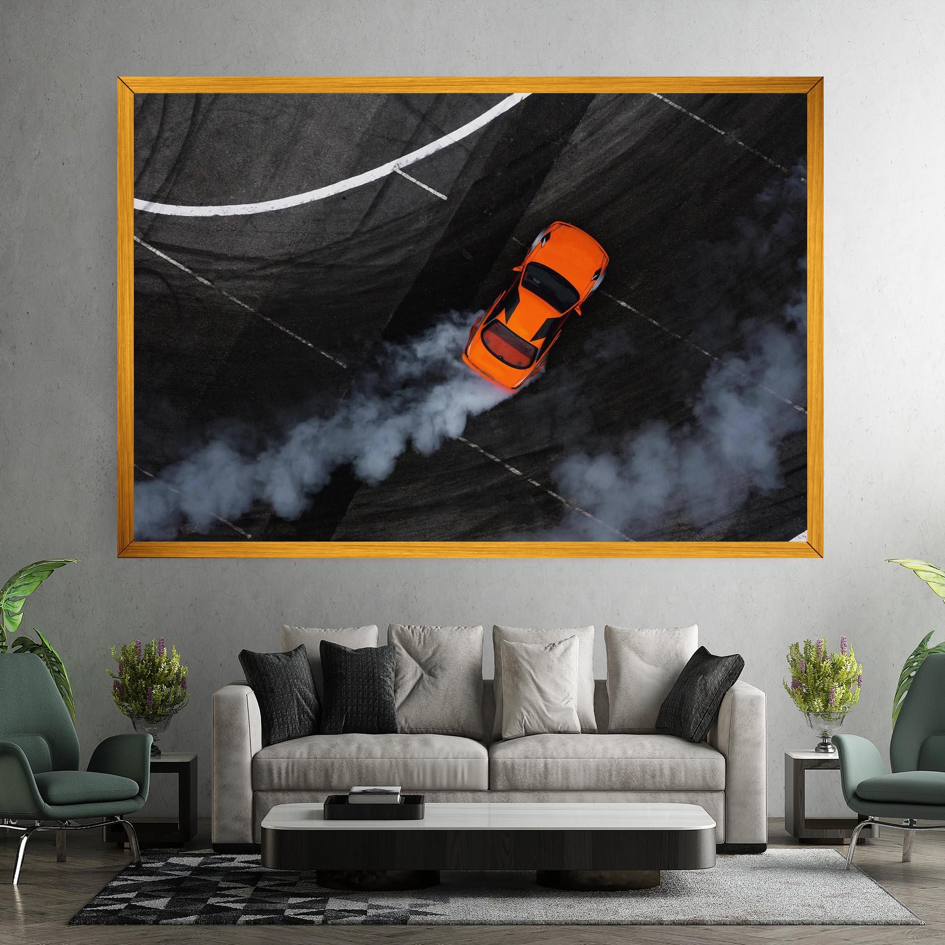 Tablou Canvas Orange Proche Drifting mockup 7
