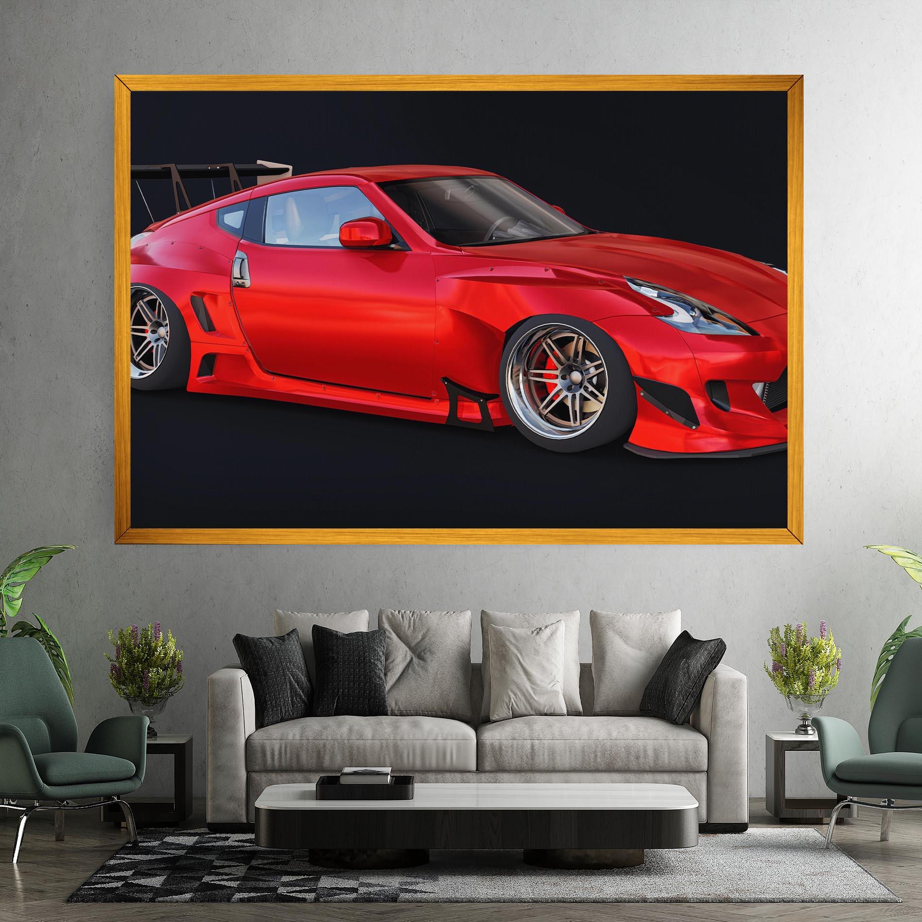 Tablou Canvas Red Tuned 350z mockup 7