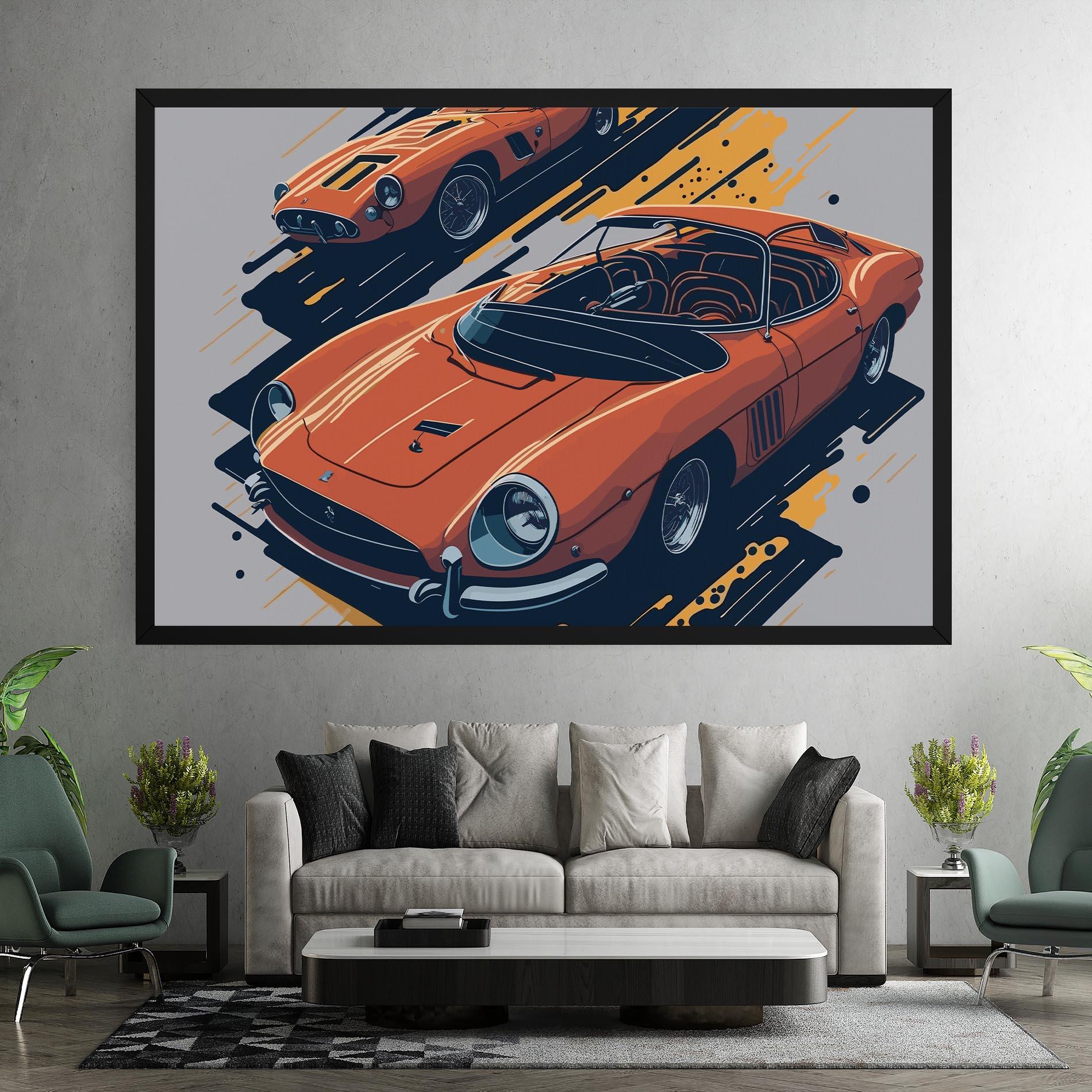 Tablou Canvas Ferrari 250 Gto mockup 7