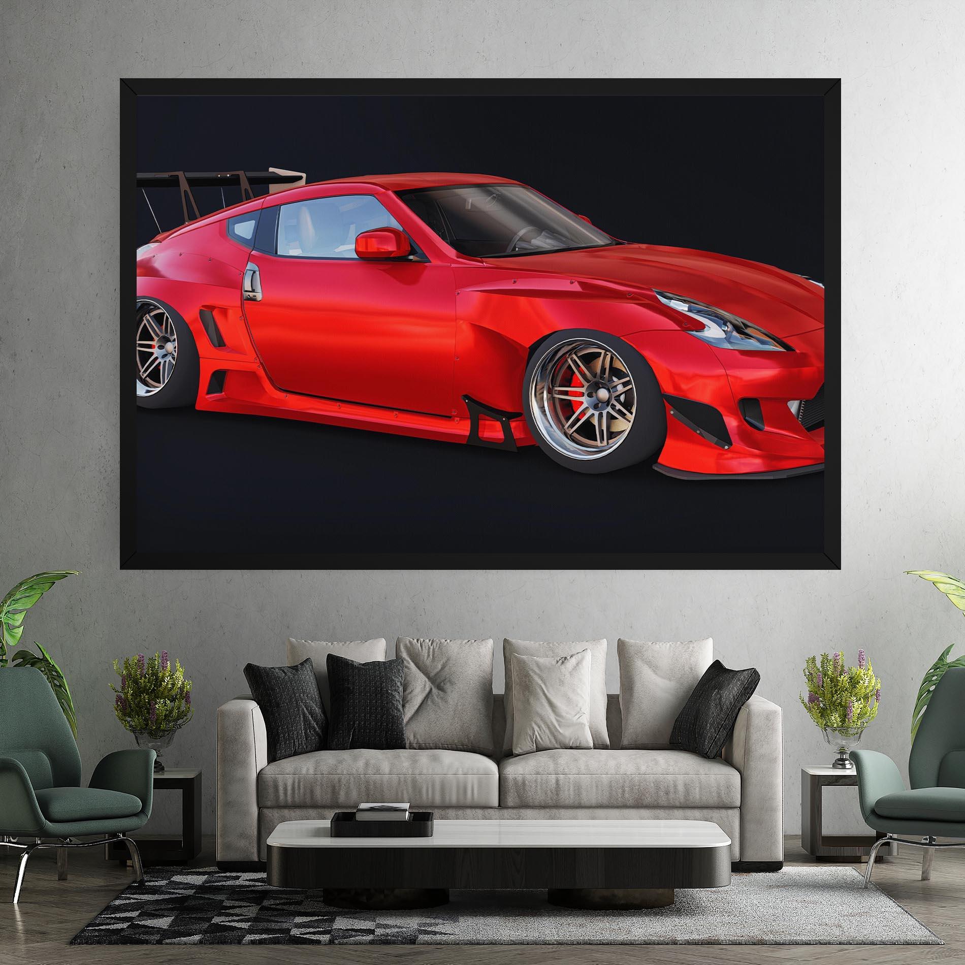 Tablou Canvas Red Tuned 350z mockup 7