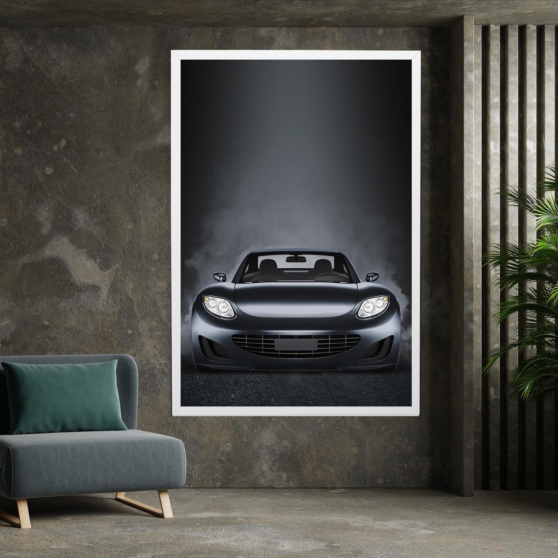 Tablou Canvas Black Front Car mockup 7