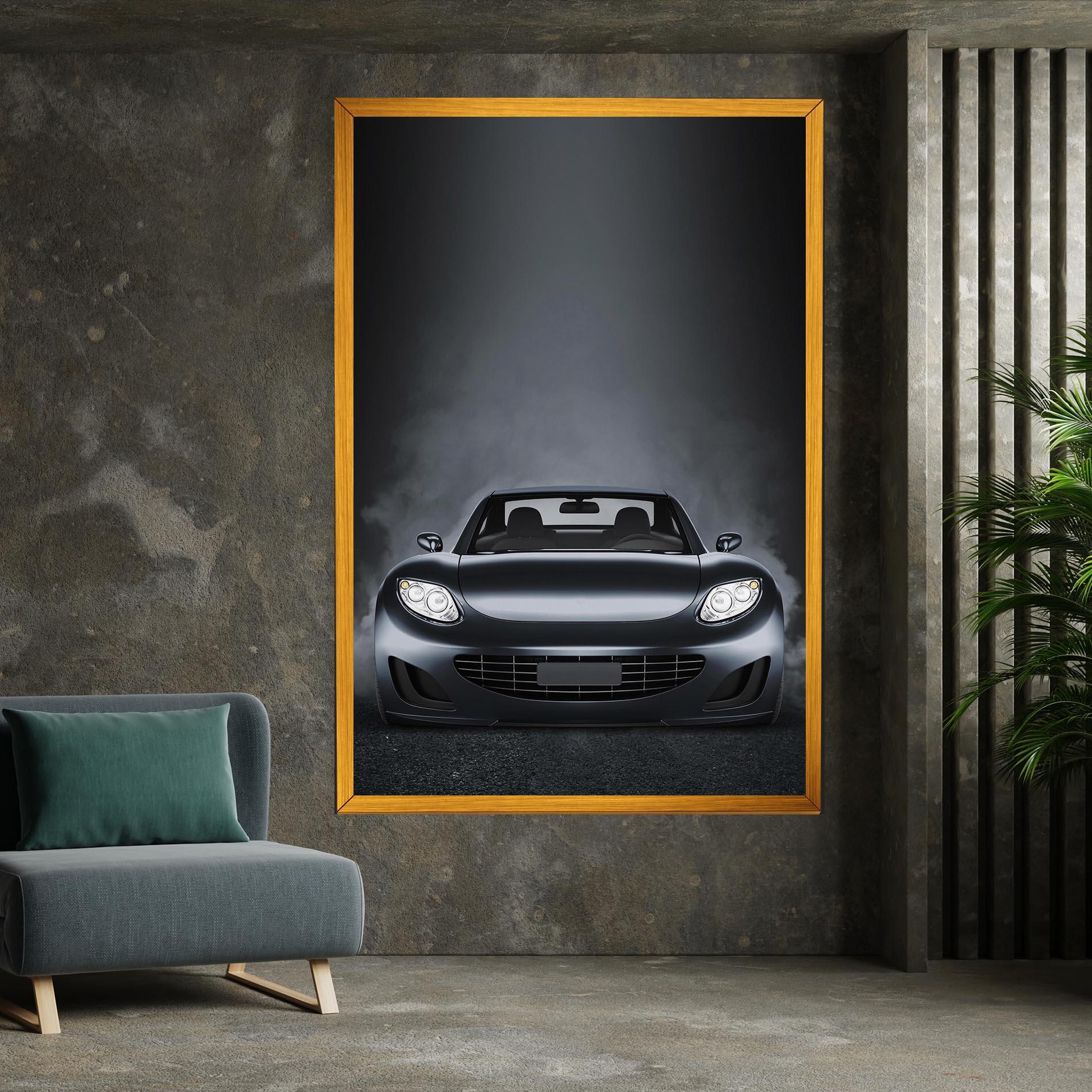 Tablou Canvas Black Front Car mockup 7