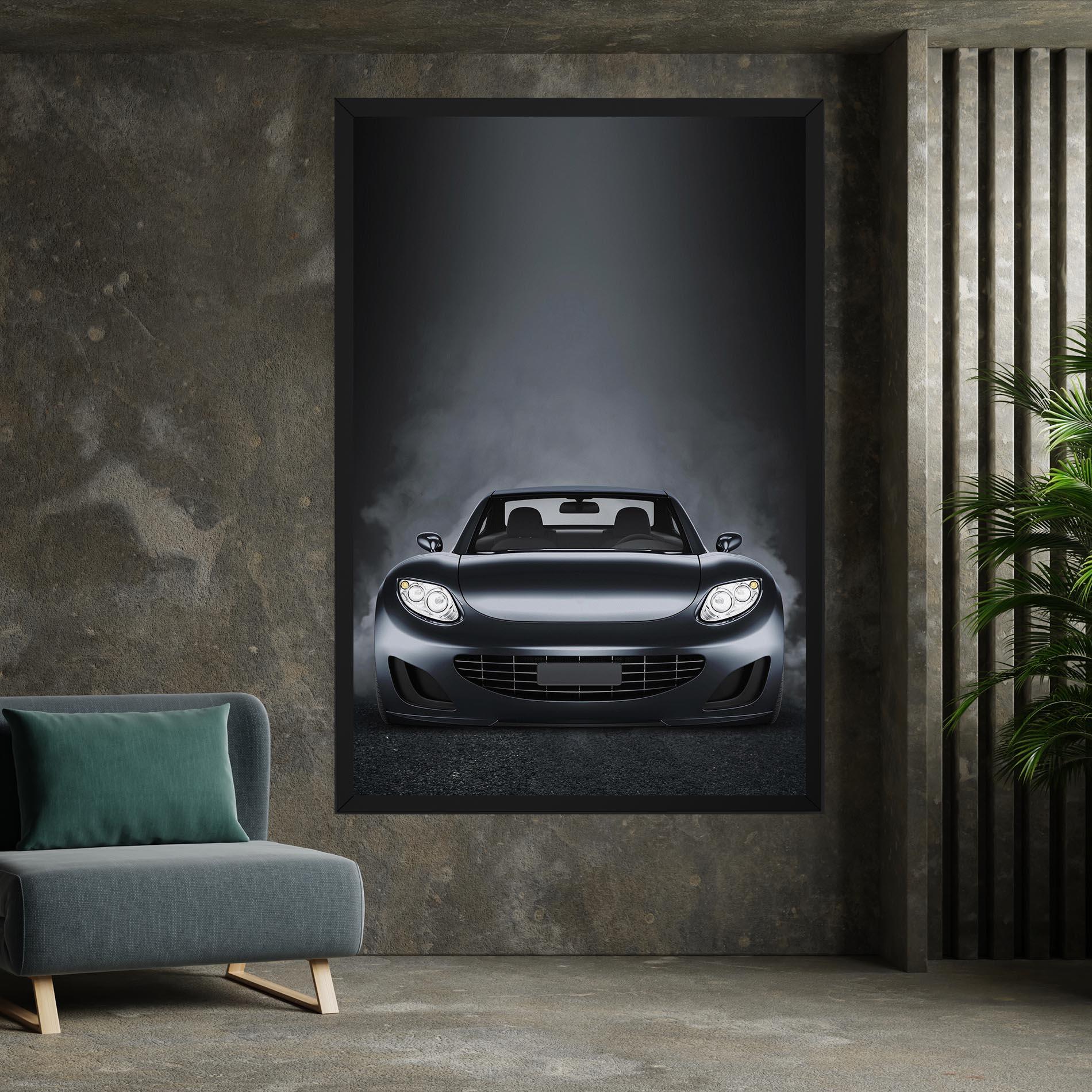 Tablou Canvas Black Front Car mockup 7