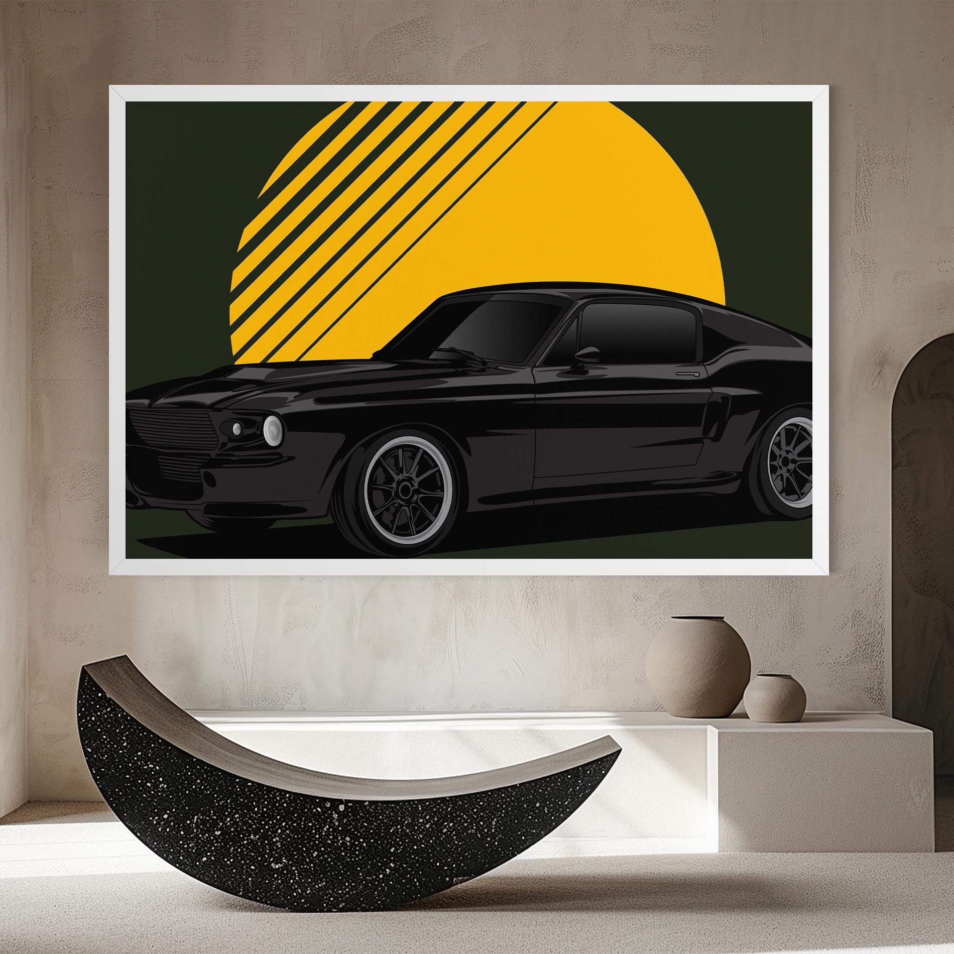 Black Car Sun mockup 8