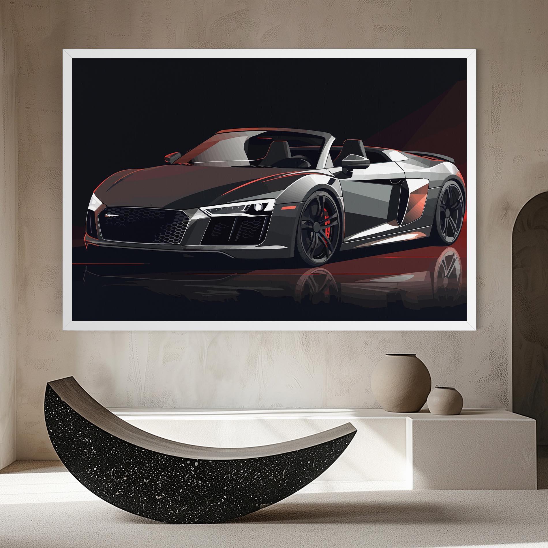 Tablou Canvas Cool Grey Car mockup 8