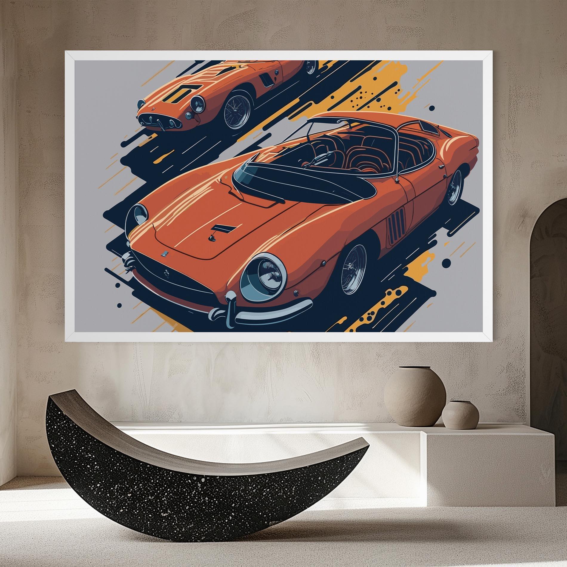 Tablou Canvas Ferrari 250 Gto mockup 8