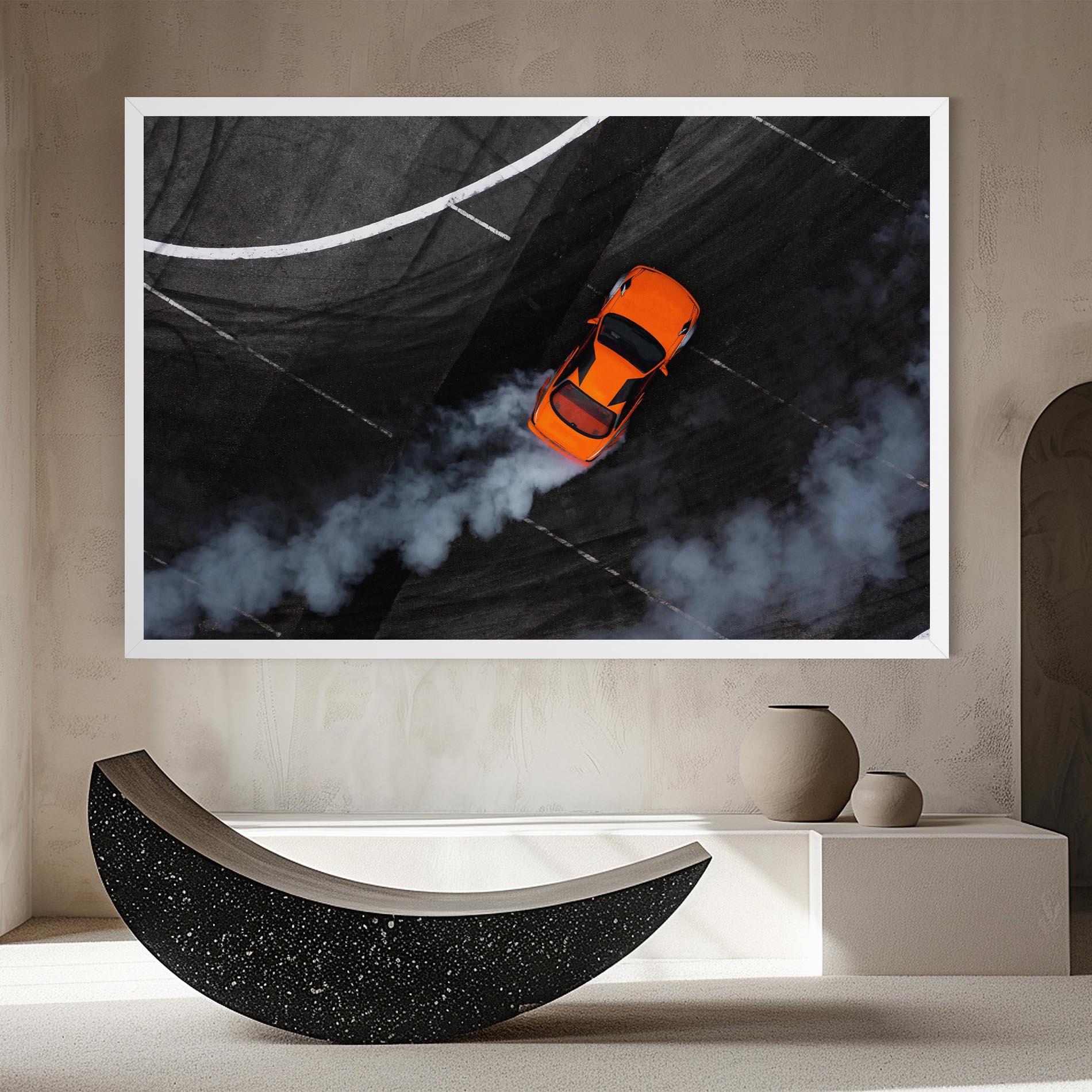 Tablou Canvas Orange Proche Drifting mockup 8