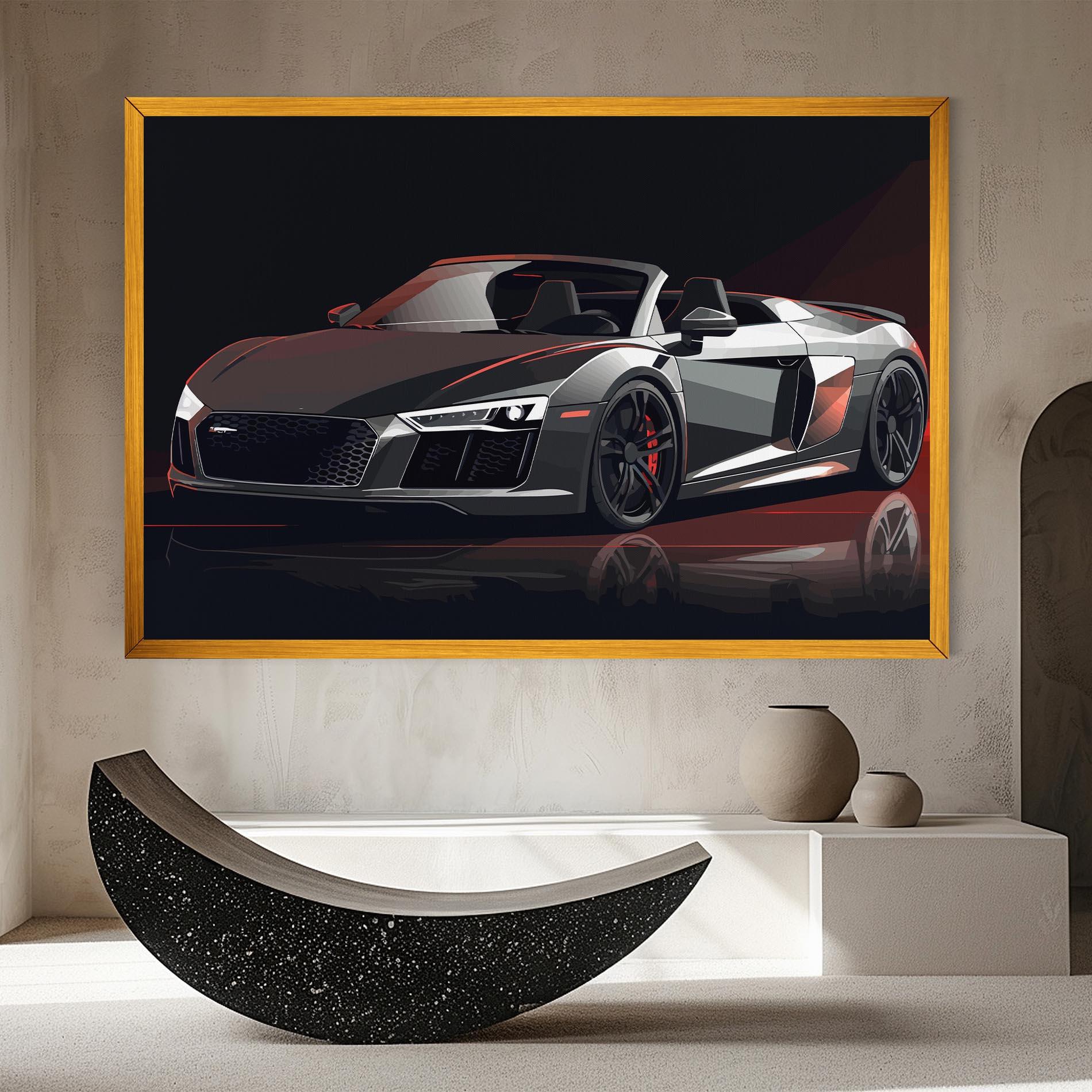 Tablou Canvas Cool Grey Car mockup 8