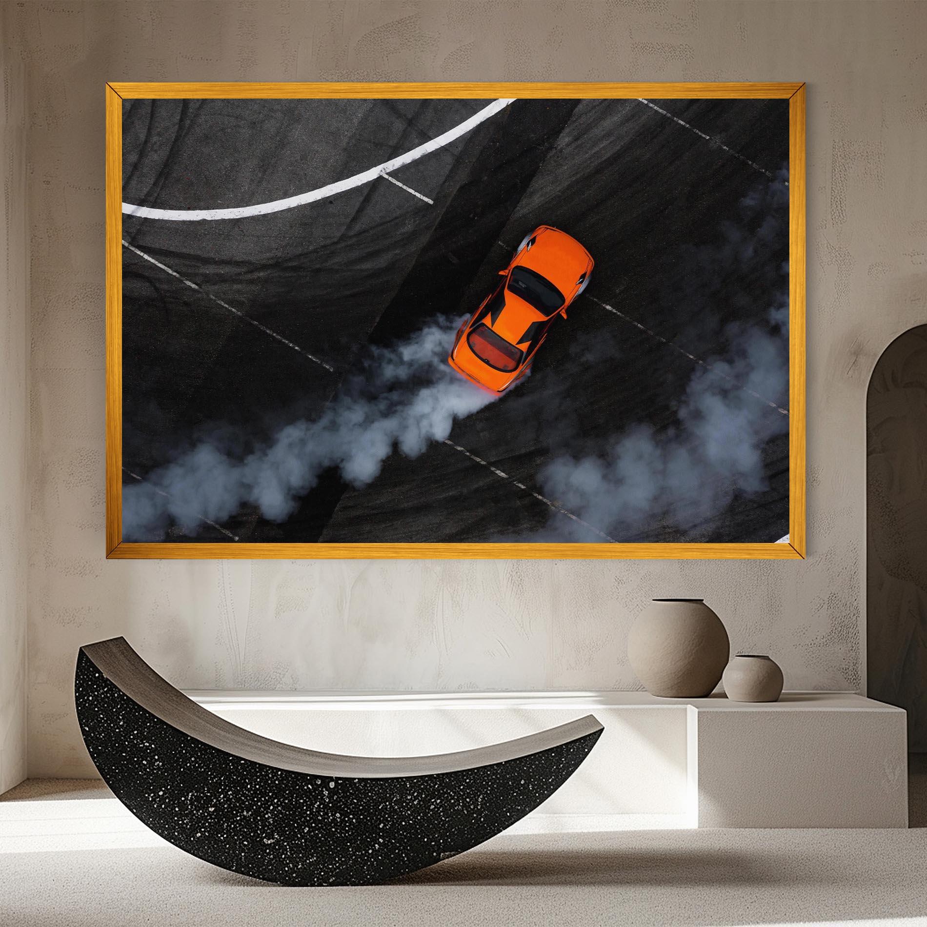 Tablou Canvas Orange Proche Drifting mockup 8