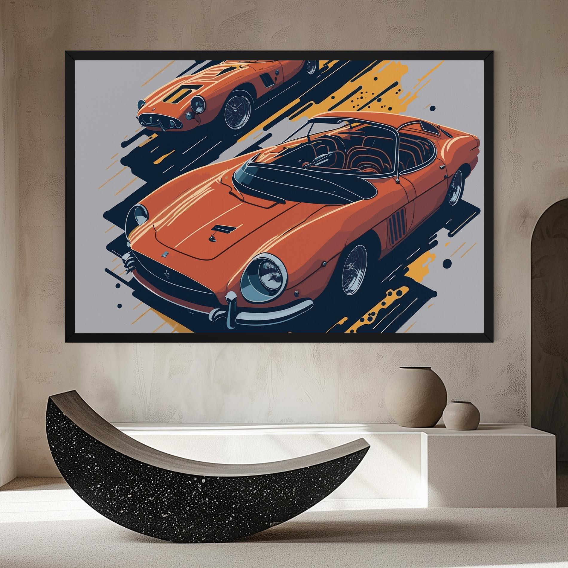 Tablou Canvas Ferrari 250 Gto mockup 8