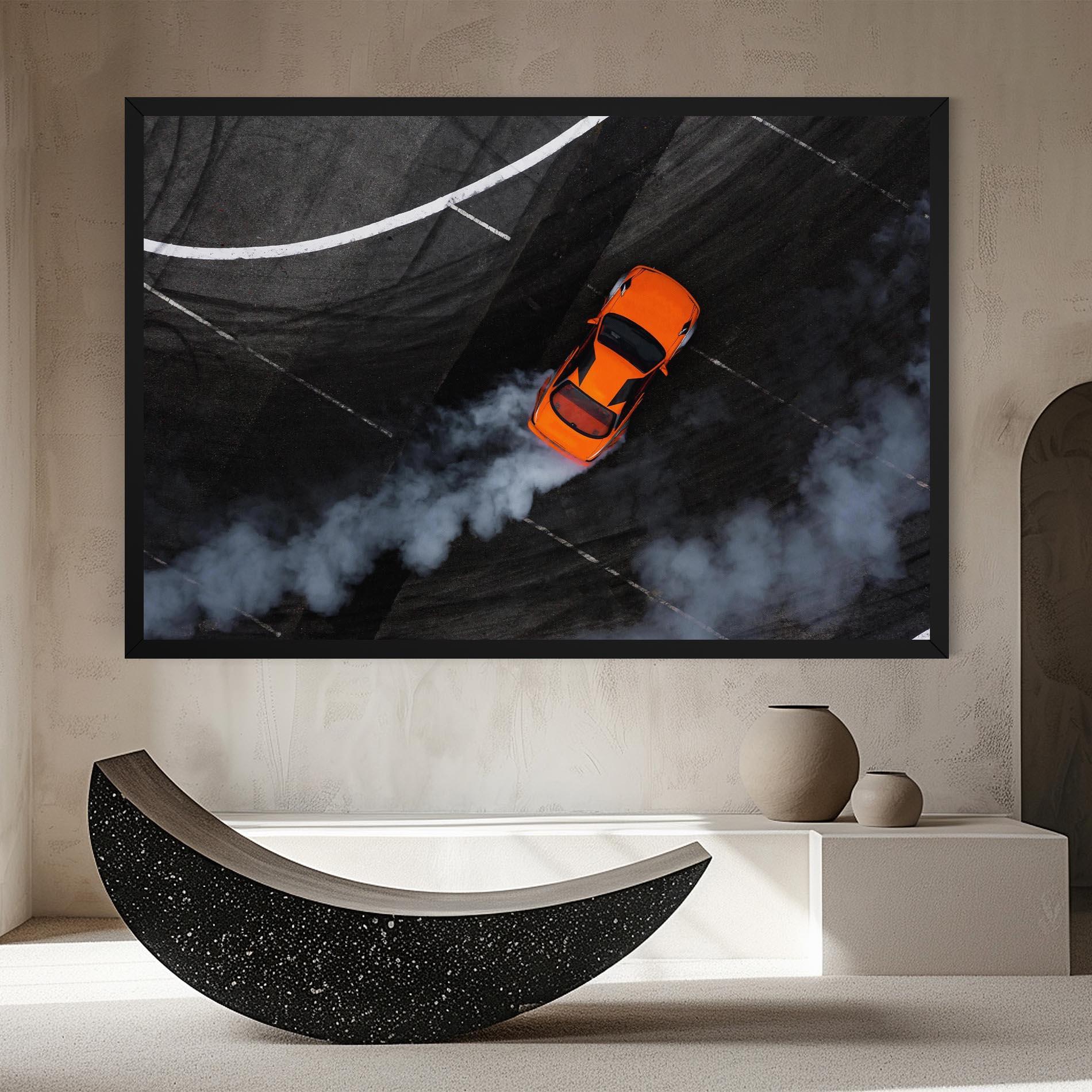 Tablou Canvas Orange Proche Drifting mockup 8