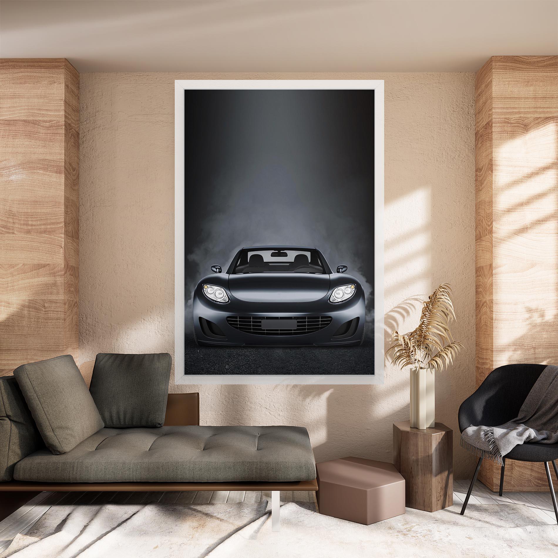 Tablou Canvas Black Front Car mockup 8