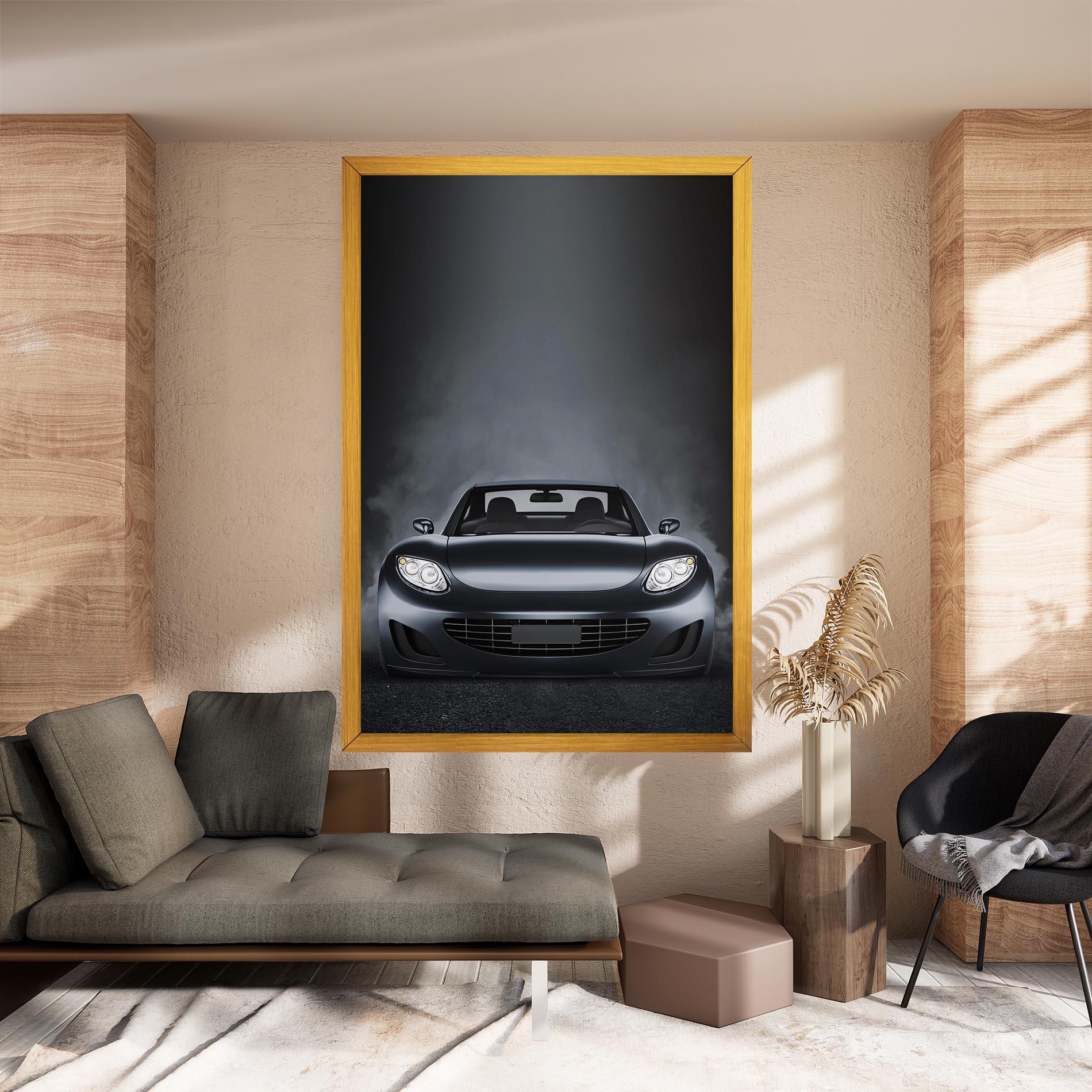 Tablou Canvas Black Front Car mockup 8