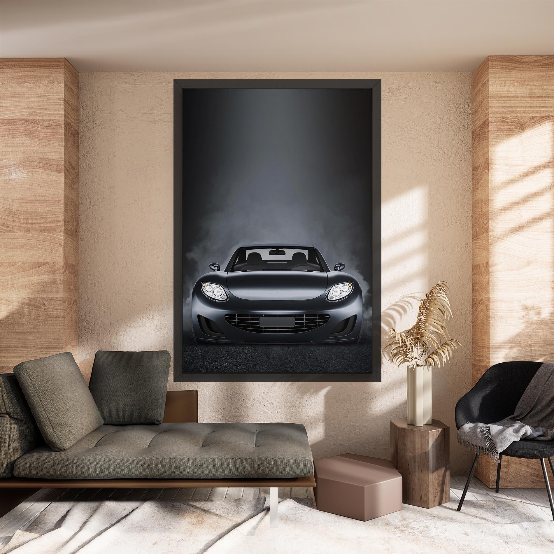 Tablou Canvas Black Front Car mockup 8