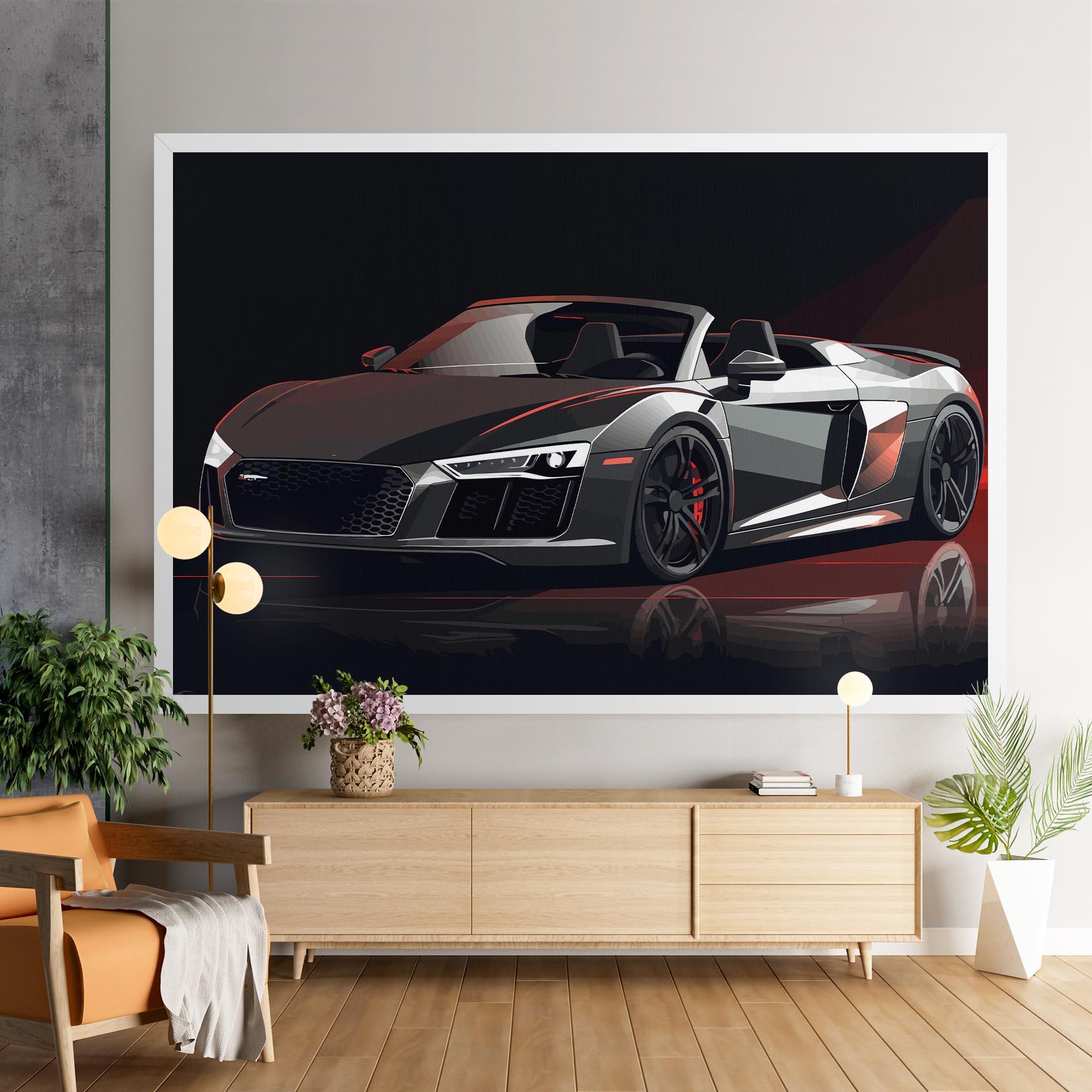 Tablou Canvas Cool Grey Car mockup 9