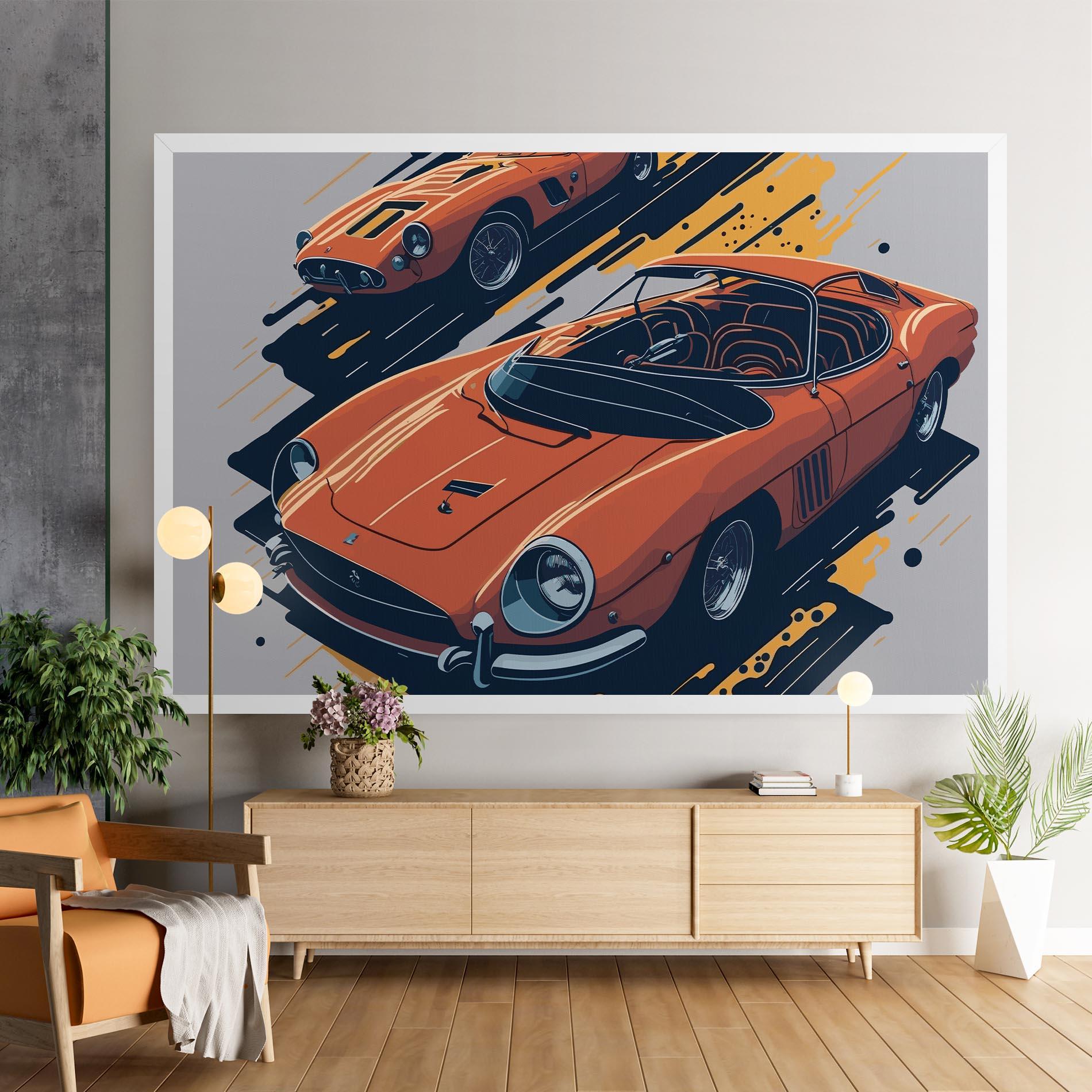 Tablou Canvas Ferrari 250 Gto mockup 9