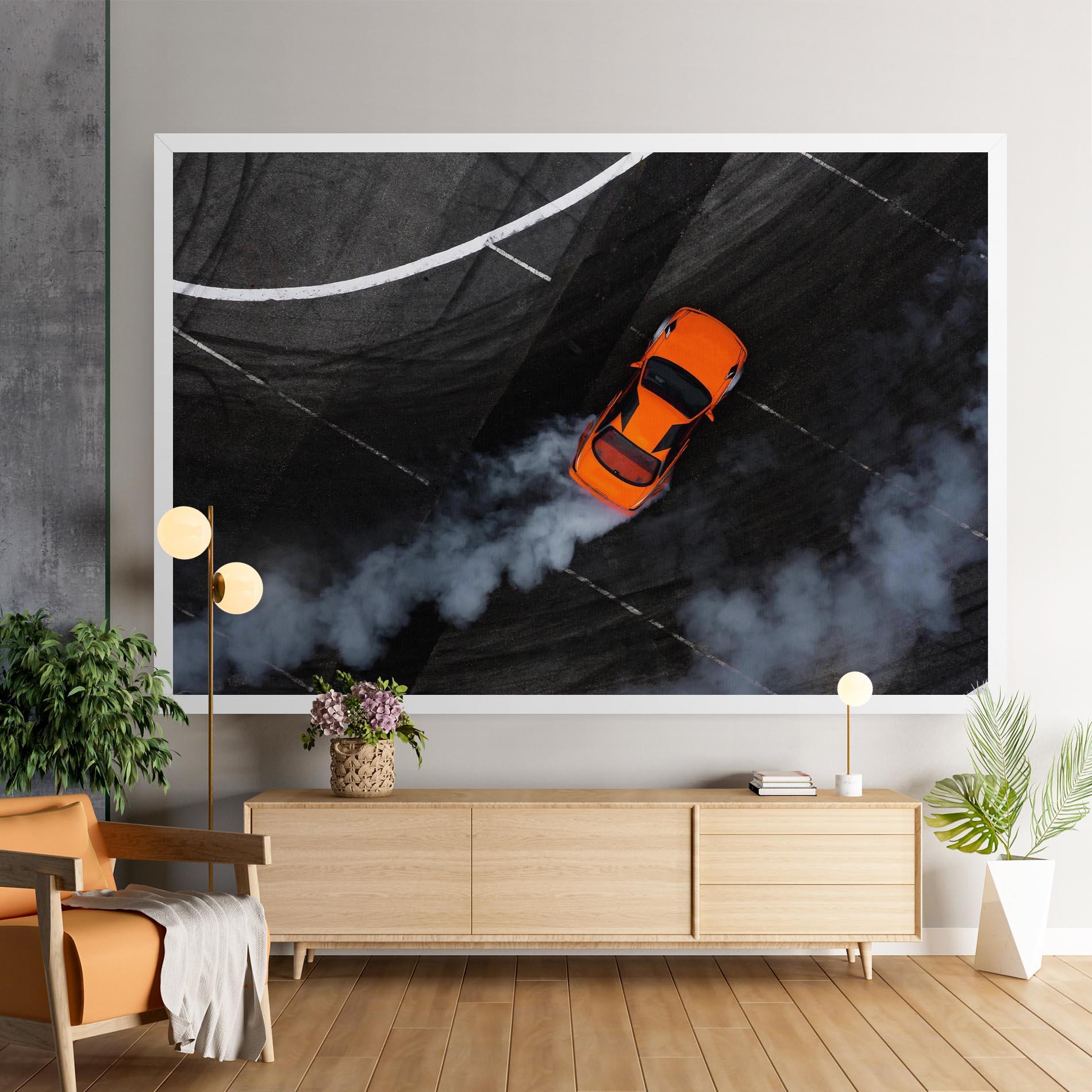 Tablou Canvas Orange Proche Drifting mockup 9