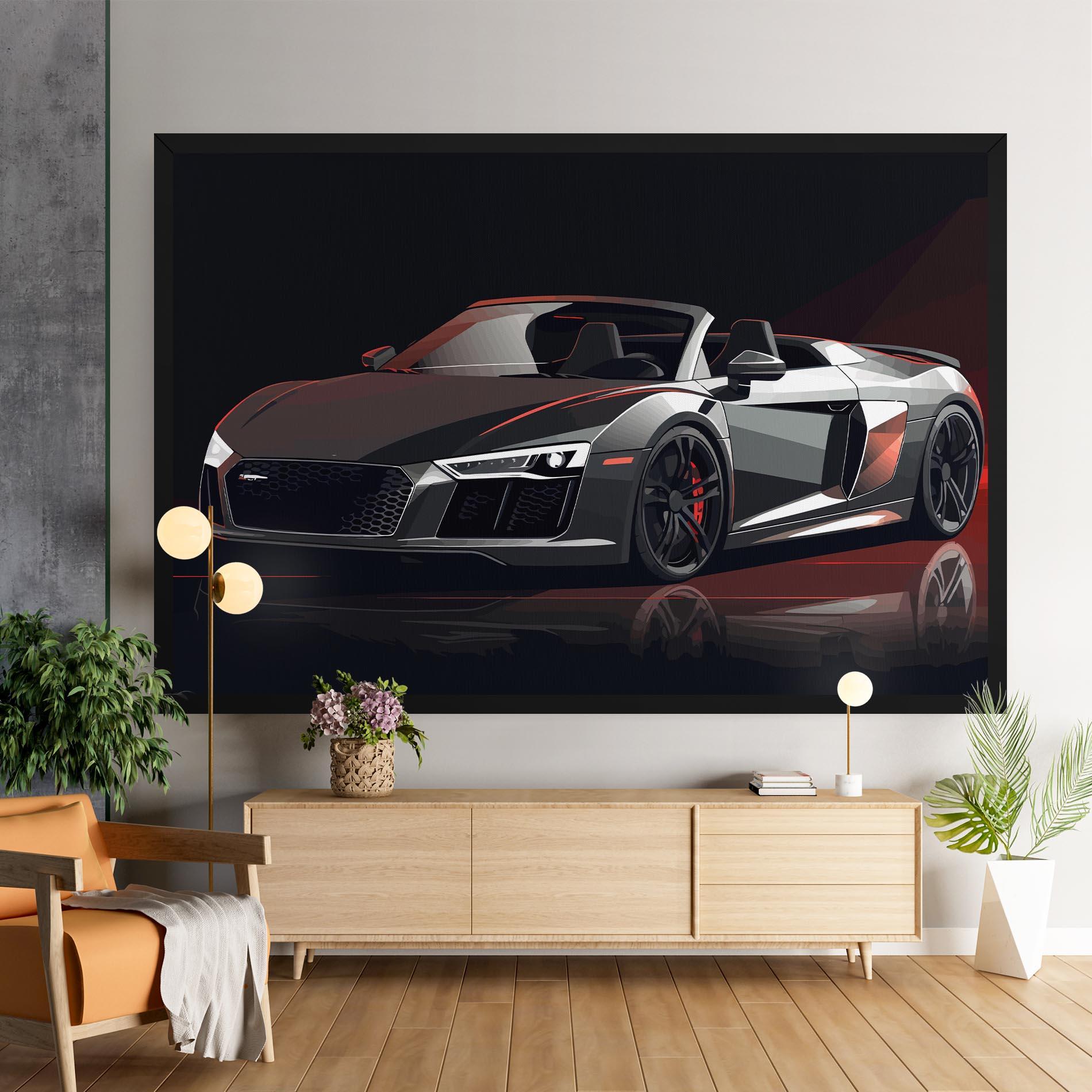 Tablou Canvas Cool Grey Car mockup 9