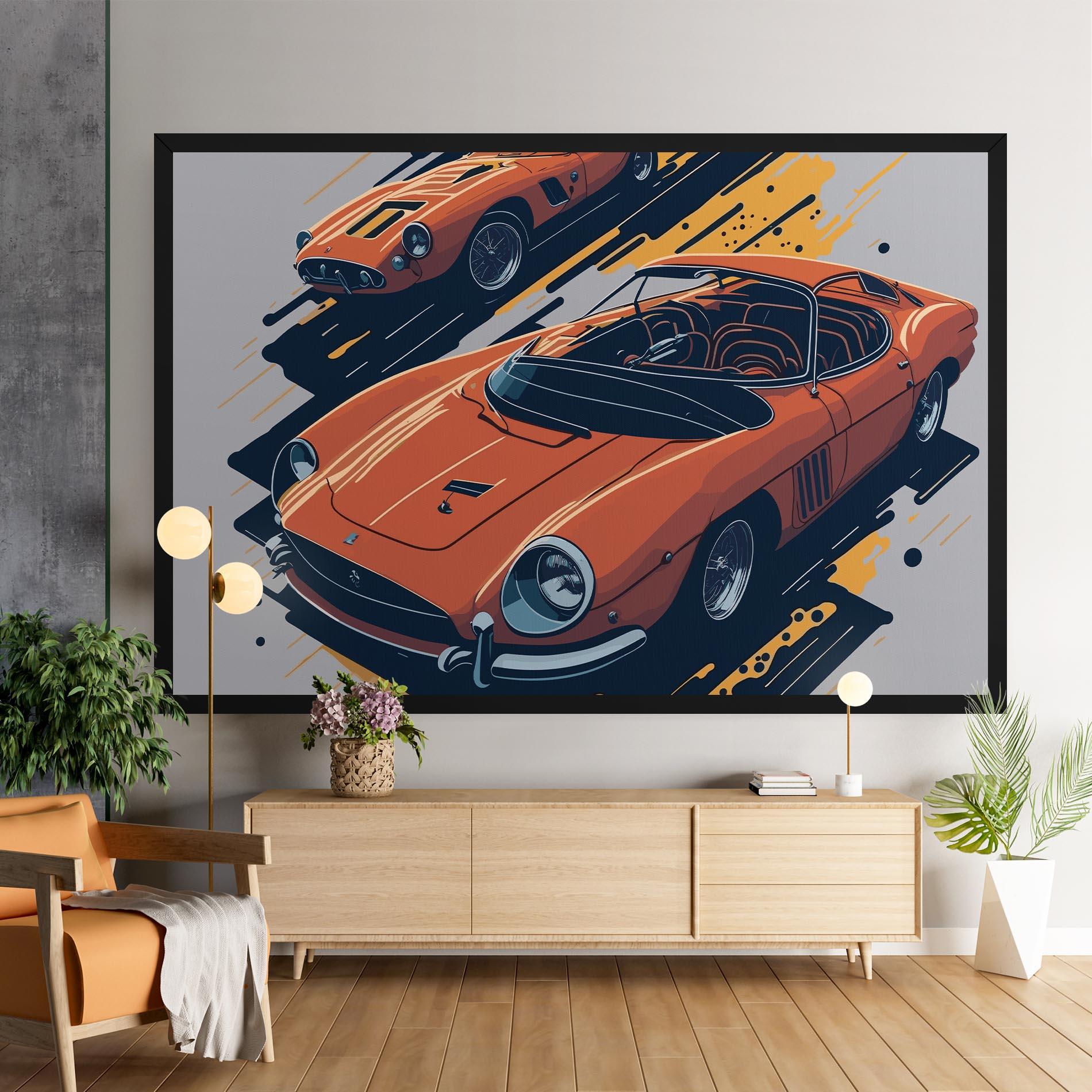 Tablou Canvas Ferrari 250 Gto mockup 9