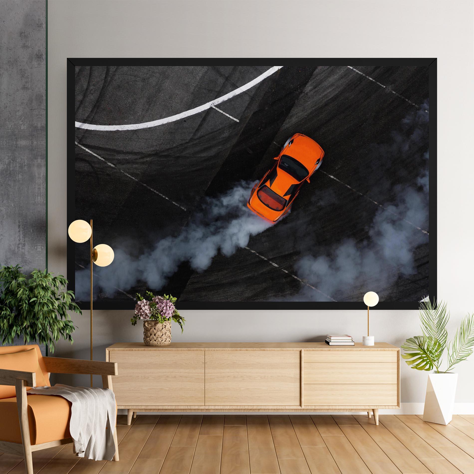 Tablou Canvas Orange Proche Drifting mockup 9