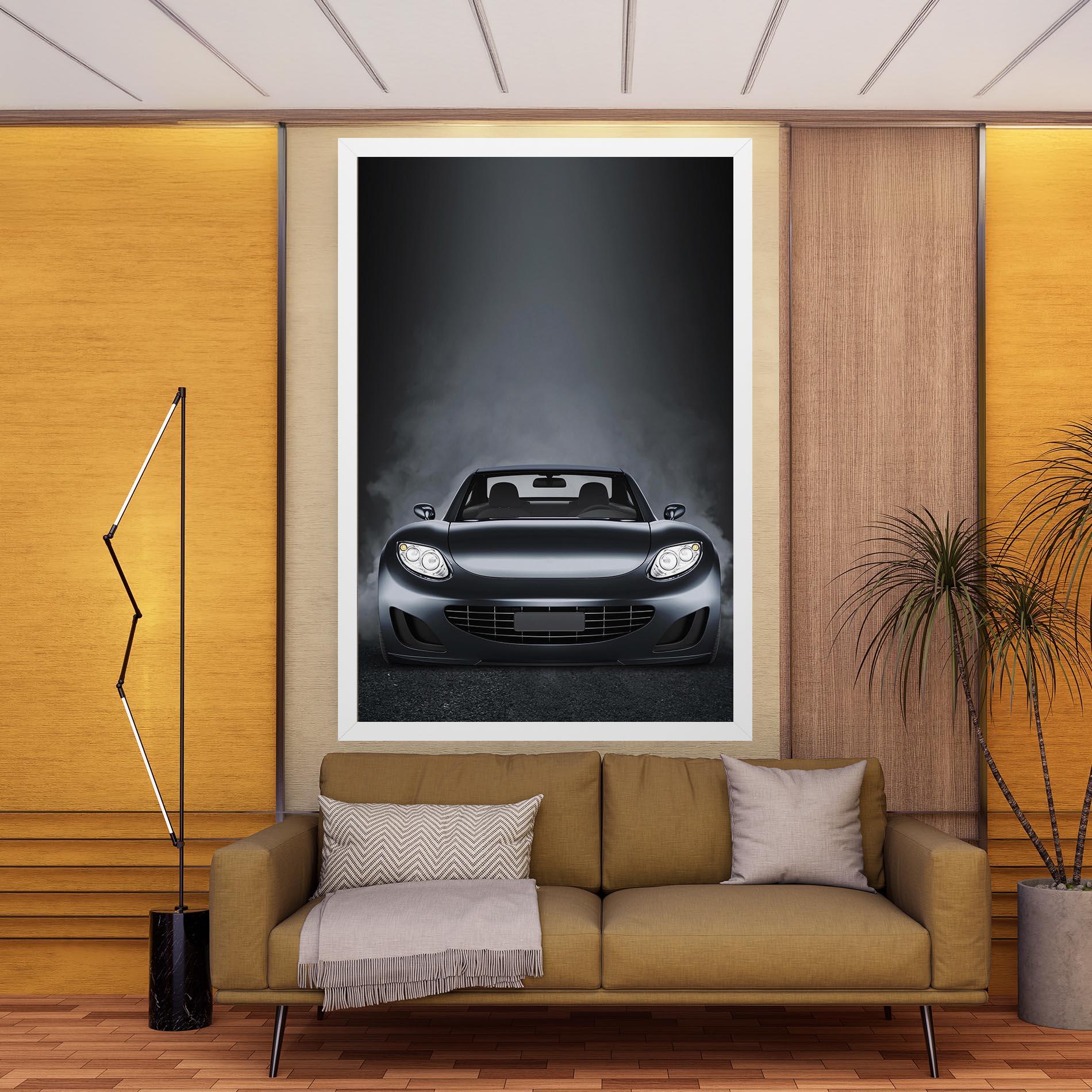 Tablou Canvas Black Front Car mockup 9