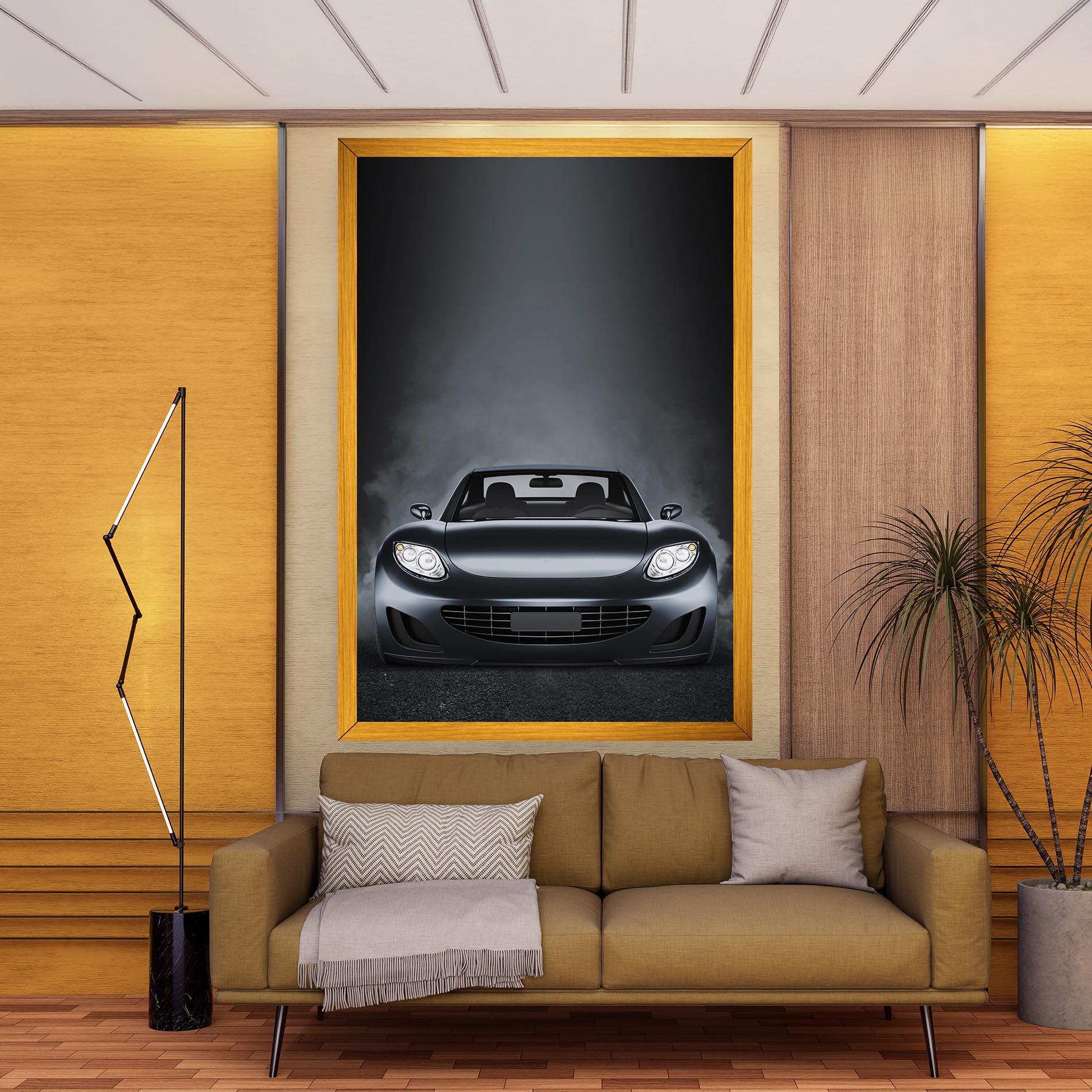 Tablou Canvas Black Front Car mockup 9