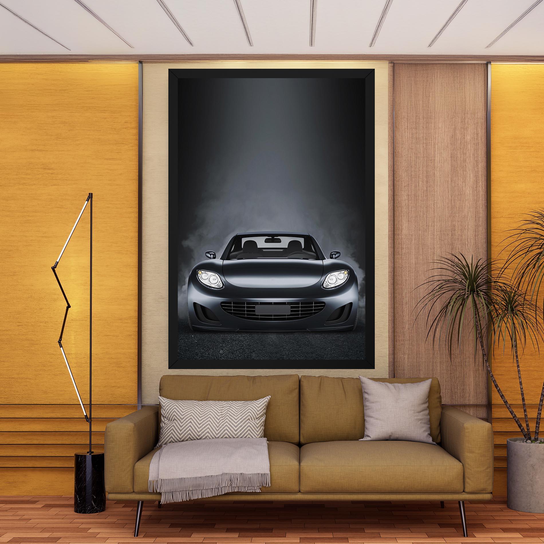 Tablou Canvas Black Front Car mockup 9