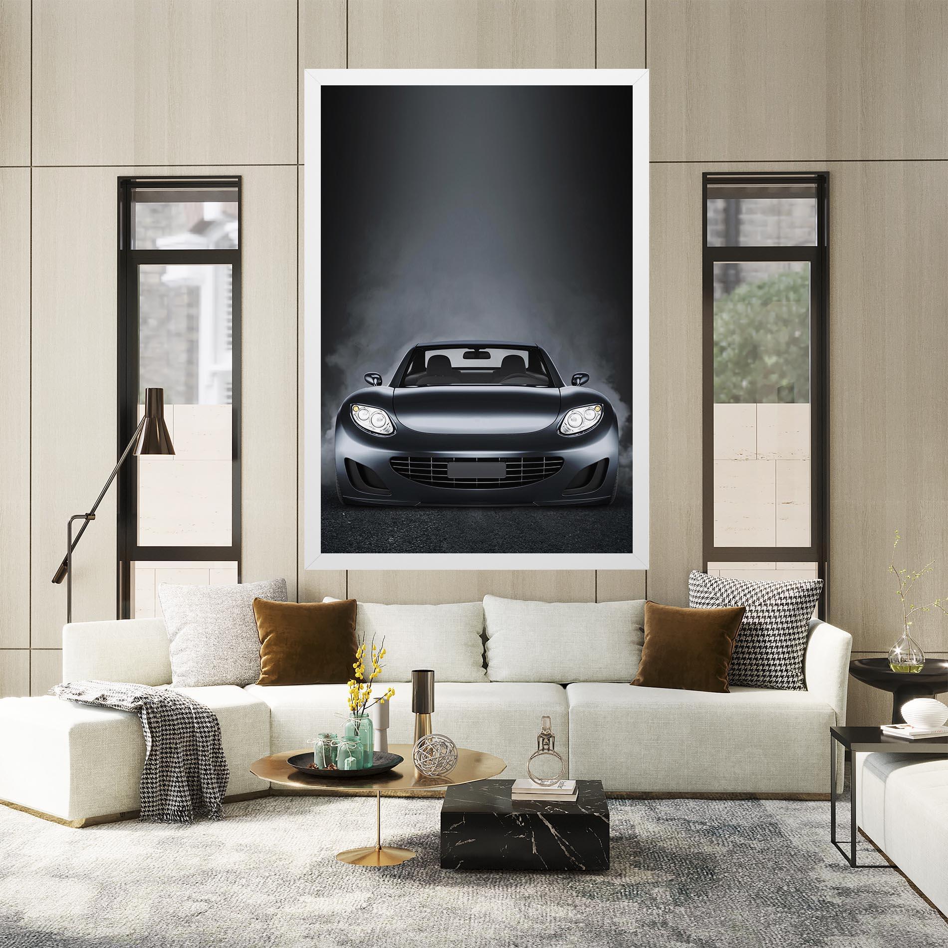 Tablou Canvas Black Front Car mockup 2