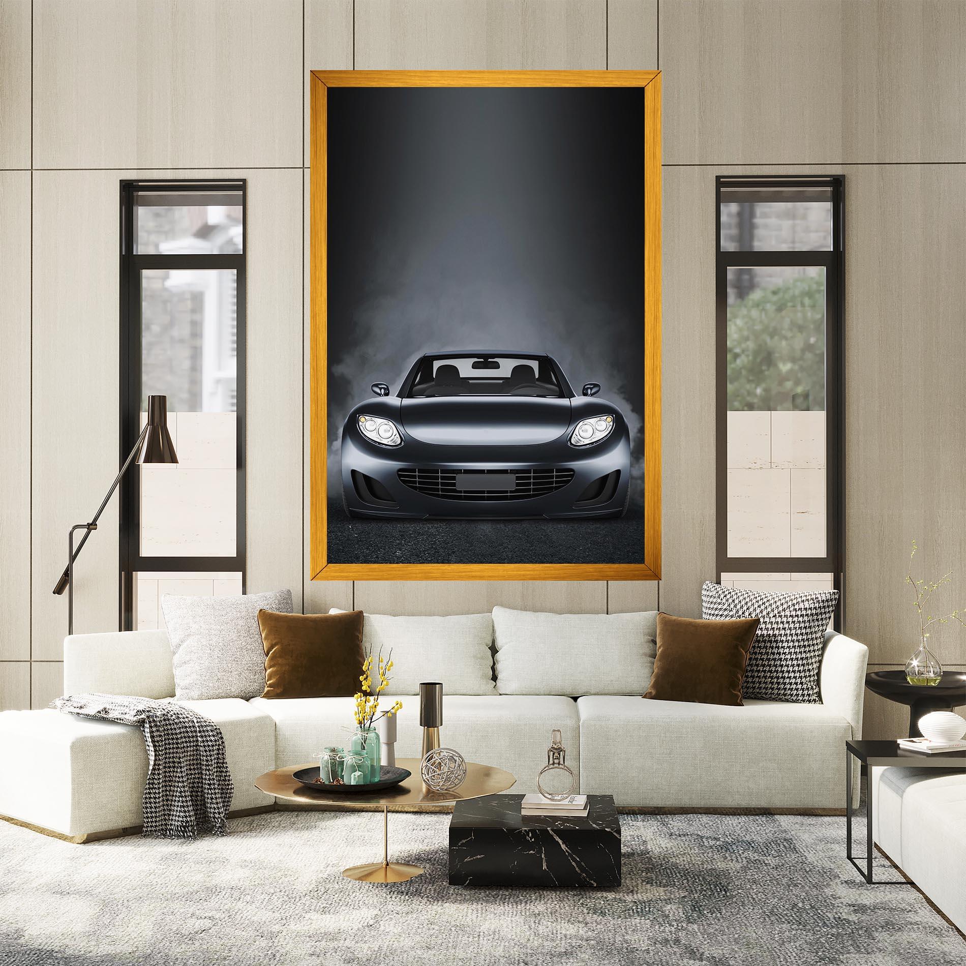 Tablou Canvas Black Front Car mockup 2