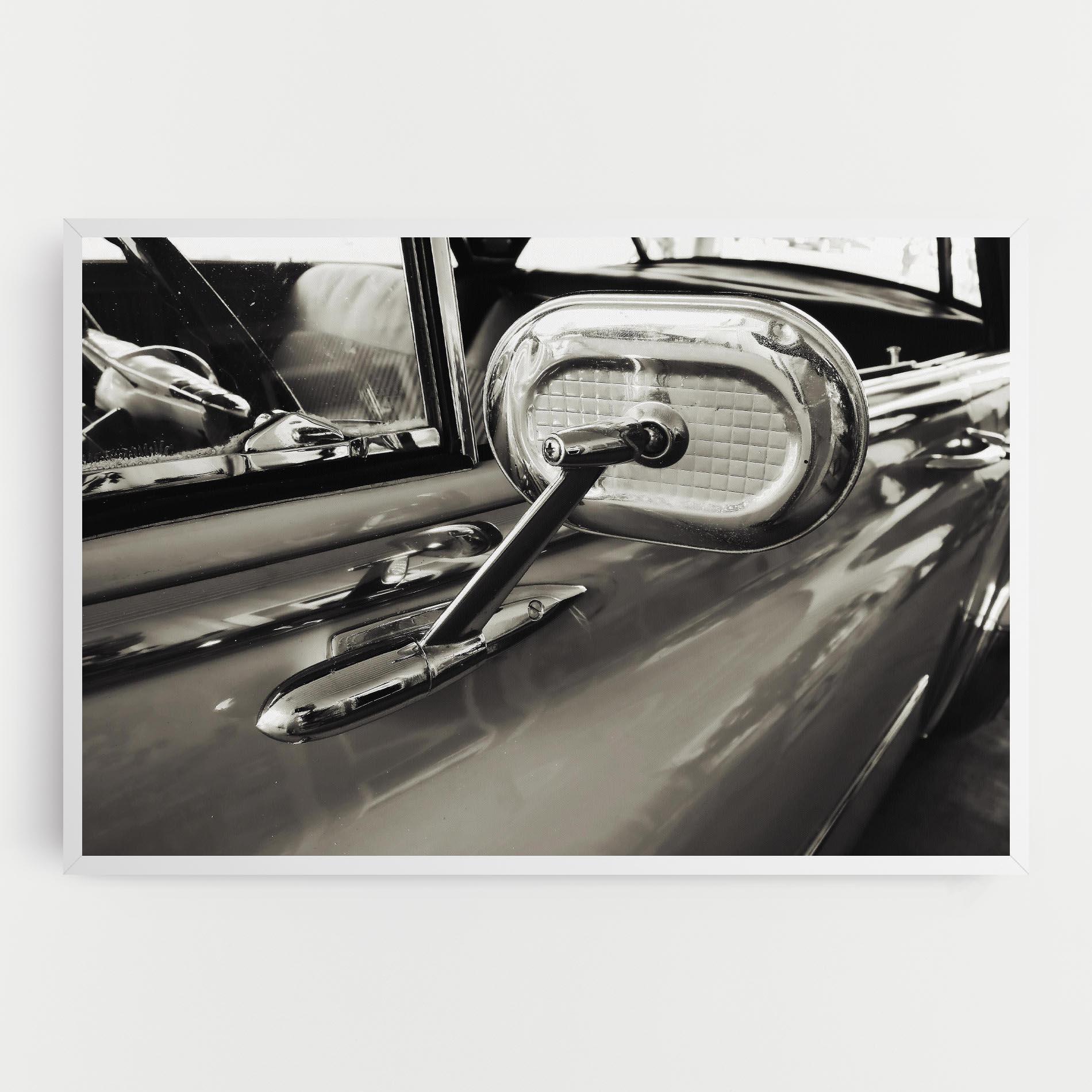 Tablou Canvas Close Up Grey Car mockup 0