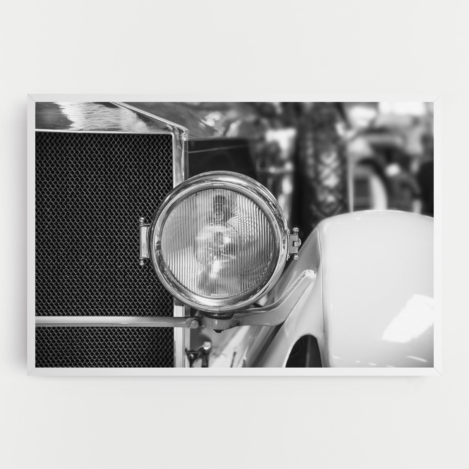 Tablou Canvas Closeup Grey Car mockup 0