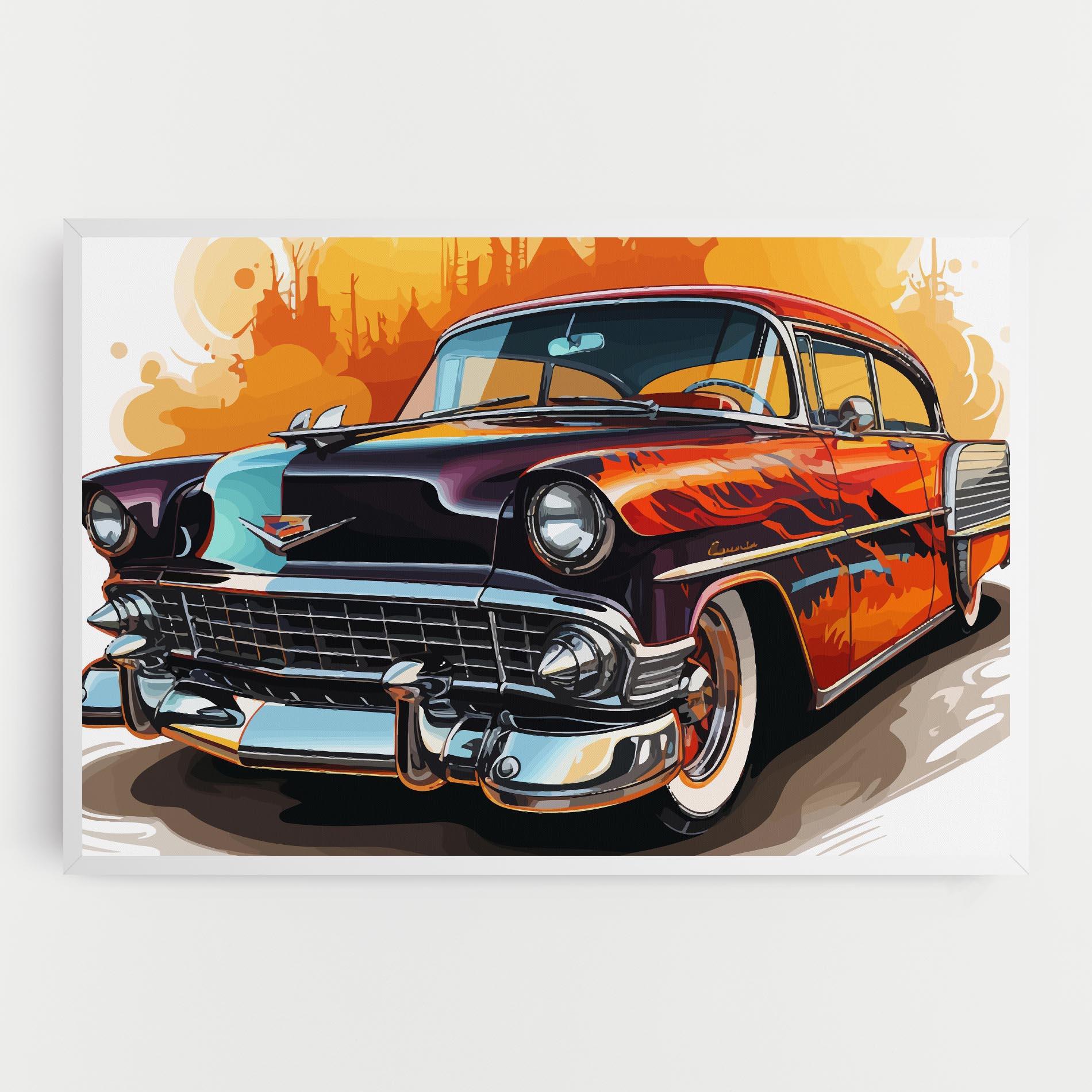 Tablou Canvas Cool Vintage Car mockup 0