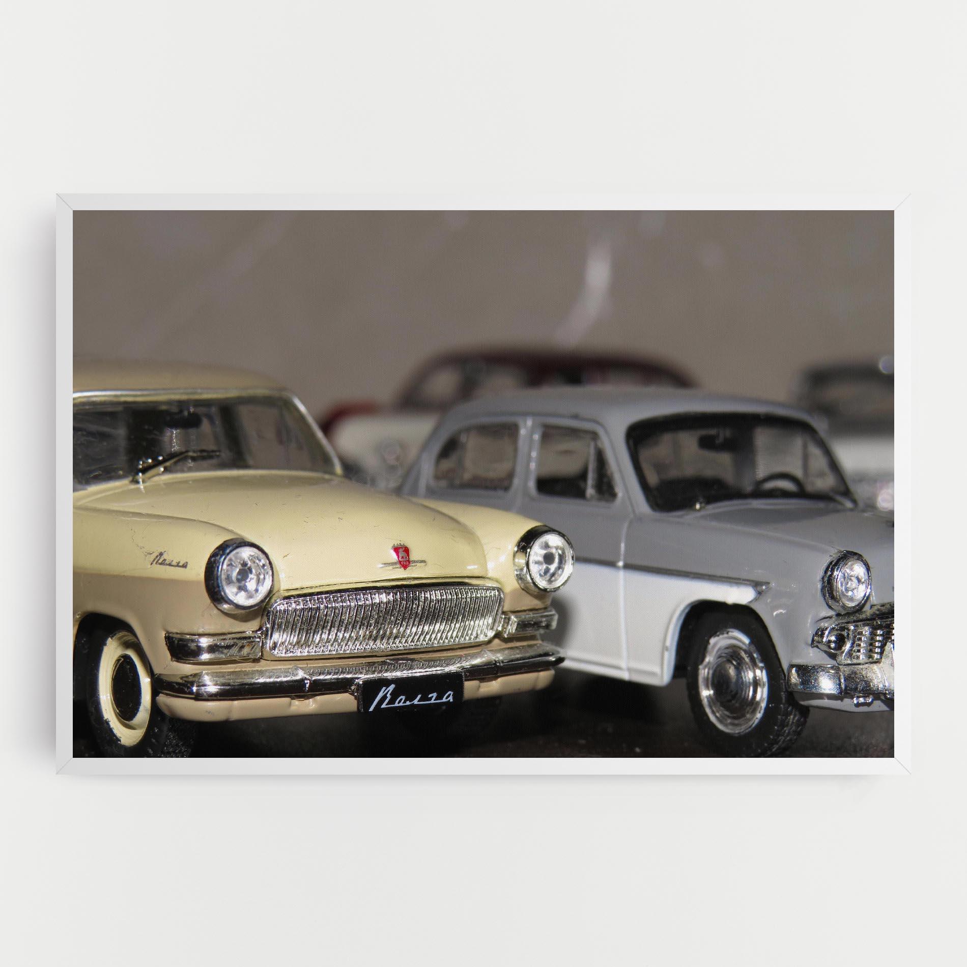 Tablou Canvas Cream Grey Car mockup 0