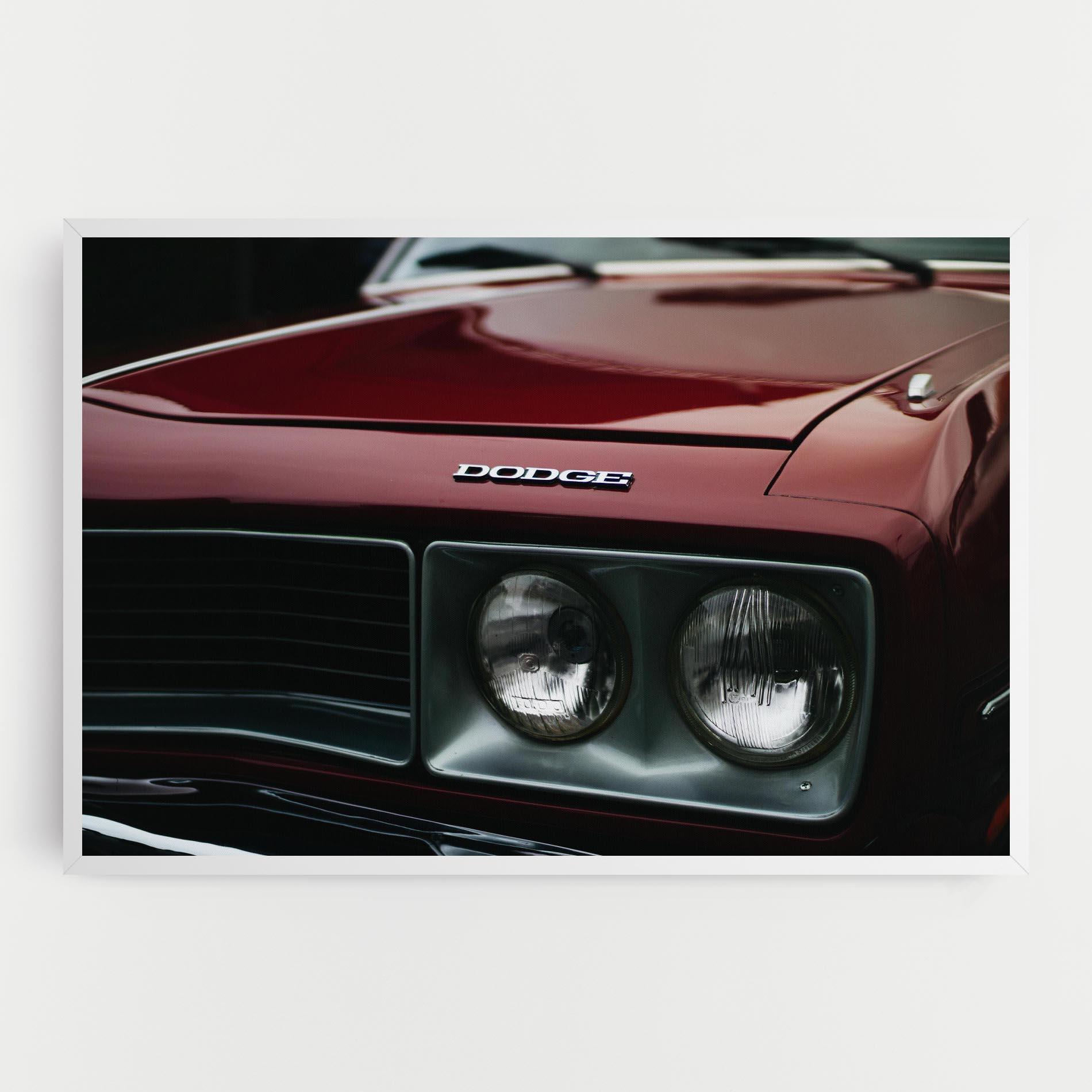 Tablou Canvas Dark Red Car mockup 0