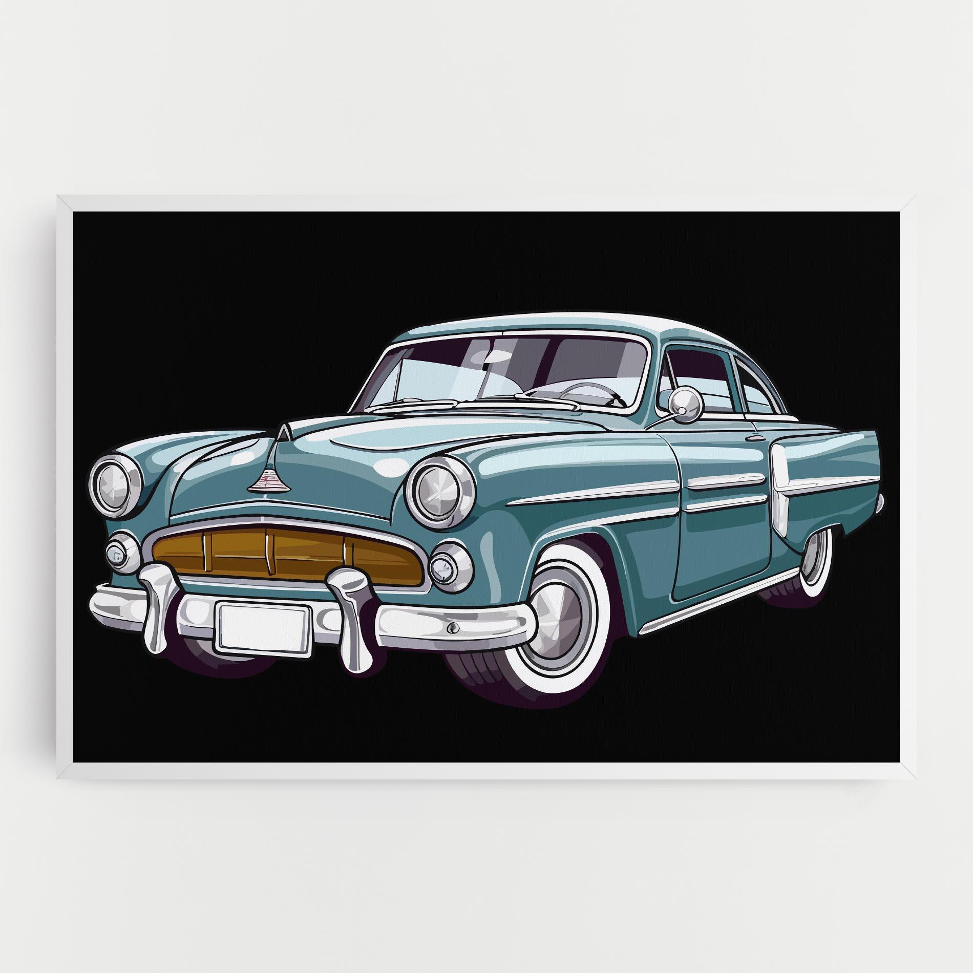 Tablou Canvas Ford Thunderbolt mockup 0