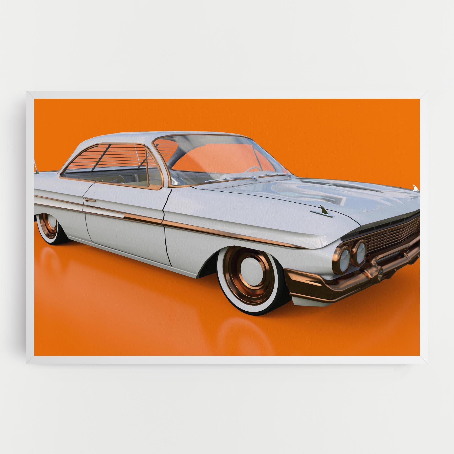 Tablou Canvas Old American Car mockup 0