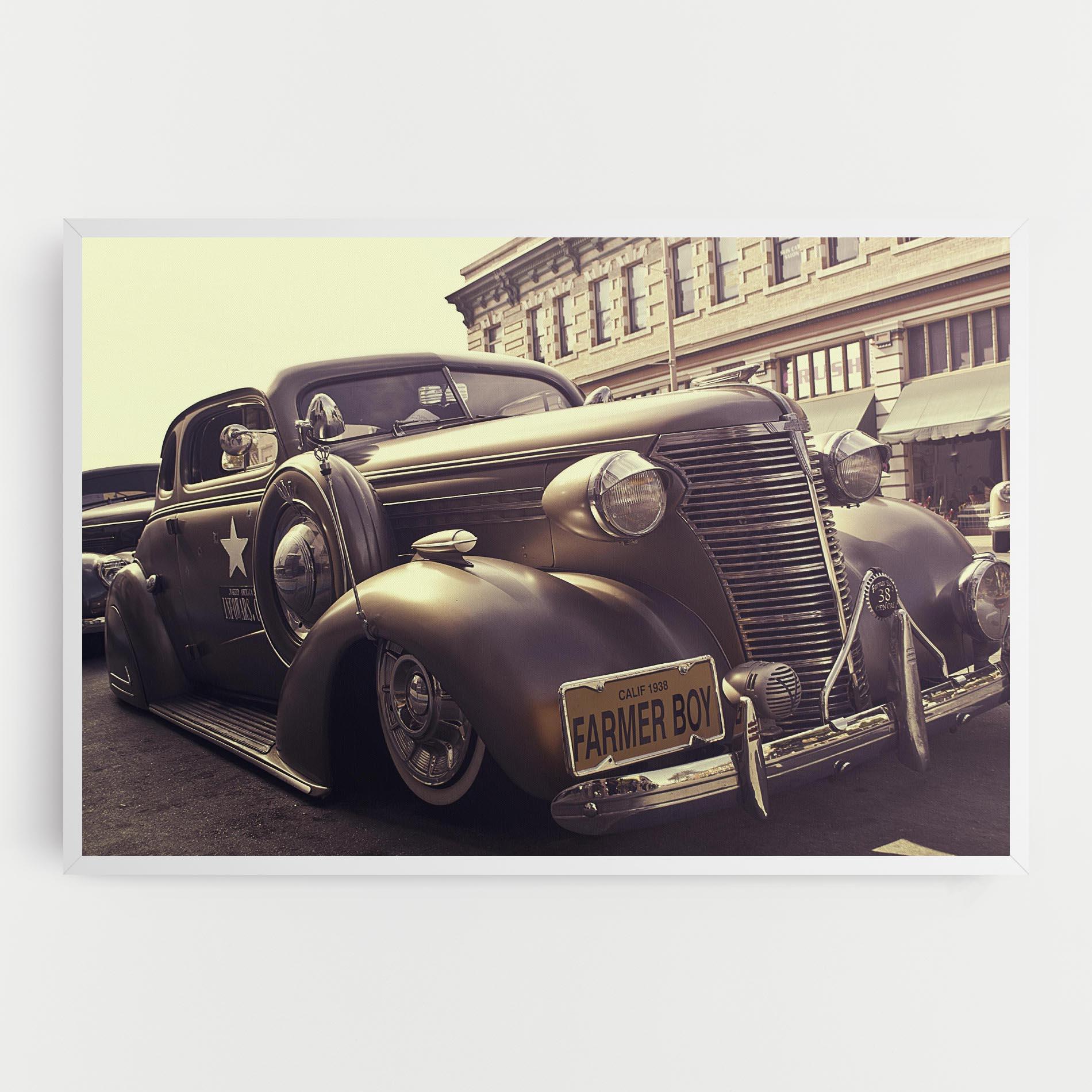 Tablou Canvas Old Classic Car mockup 0