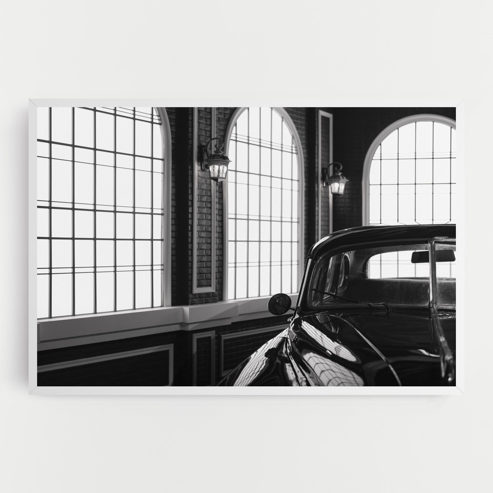 Tablou Canvas Window Old Car mockup 0