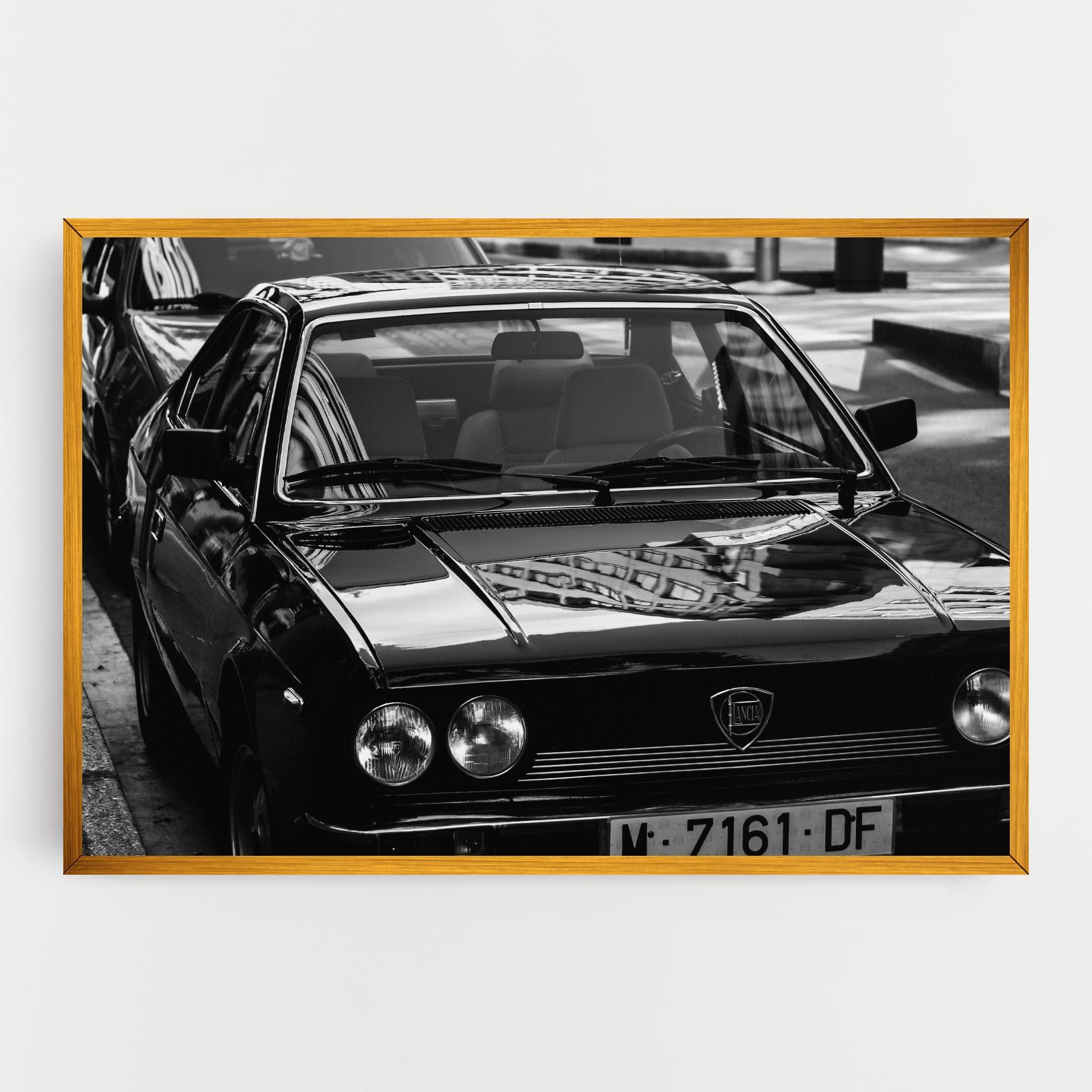 Tablou Canvas Black Shiny Car mockup 0