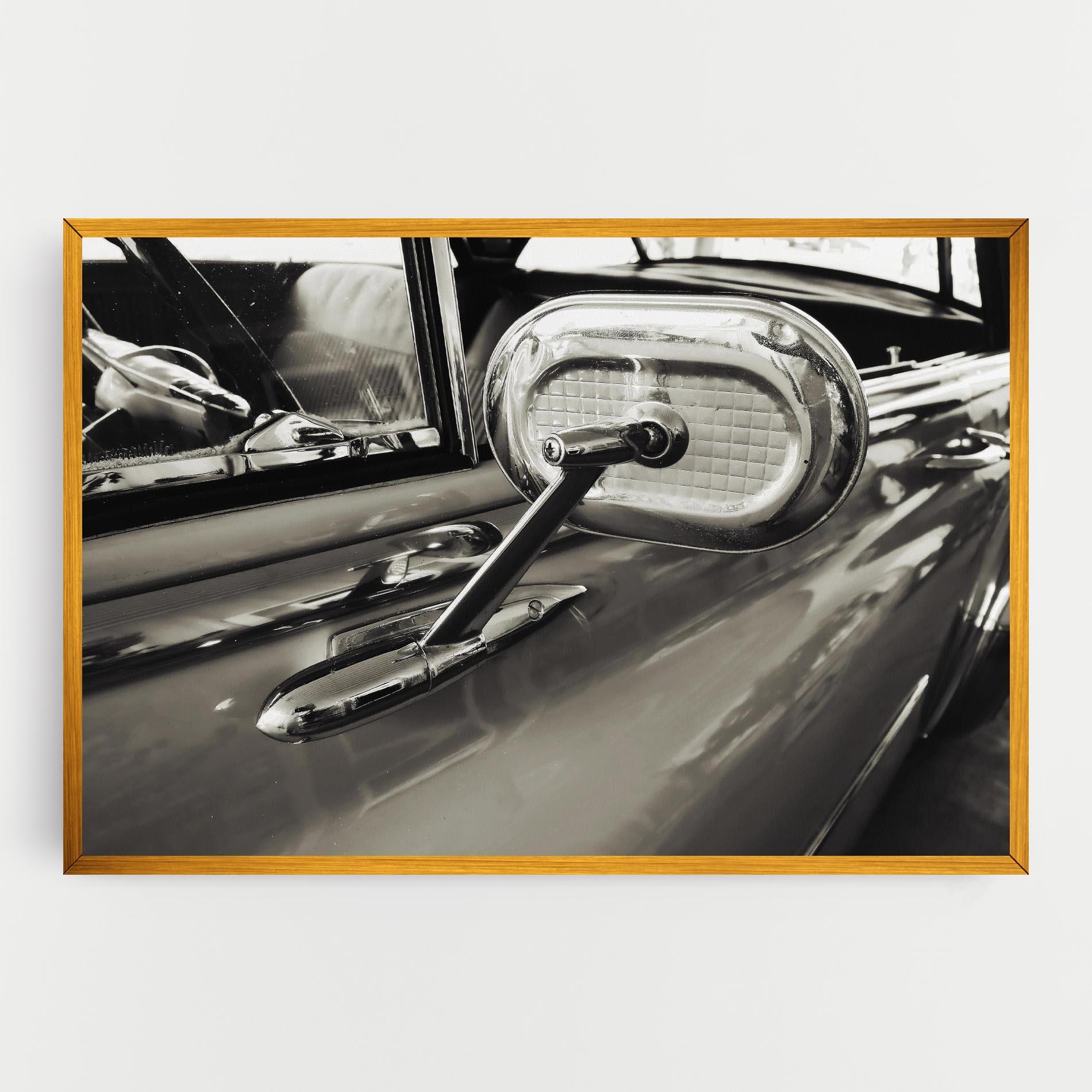 Tablou Canvas Close Up Grey Car mockup 0