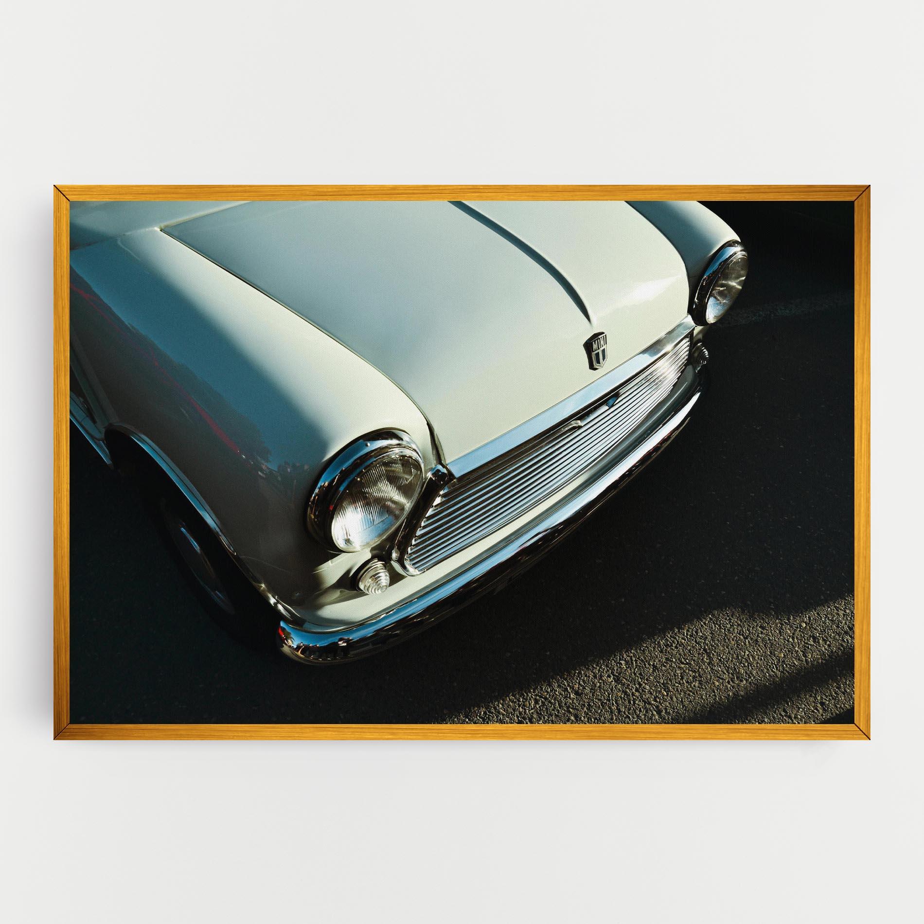 Tablou Canvas Light Blue Car mockup 0