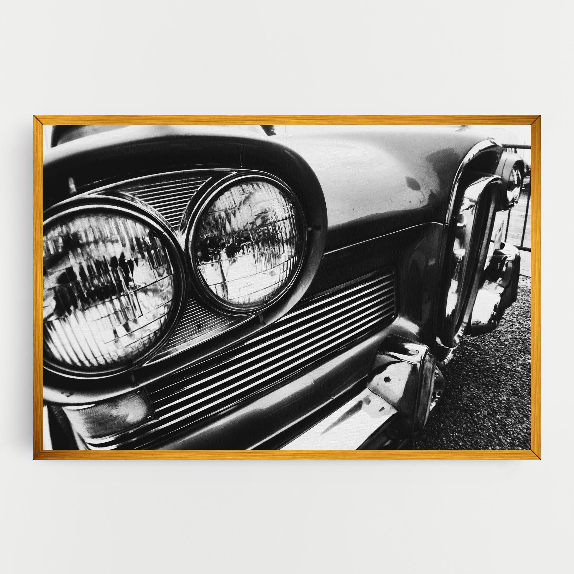 Tablou Canvas Old Closeup Car mockup 0