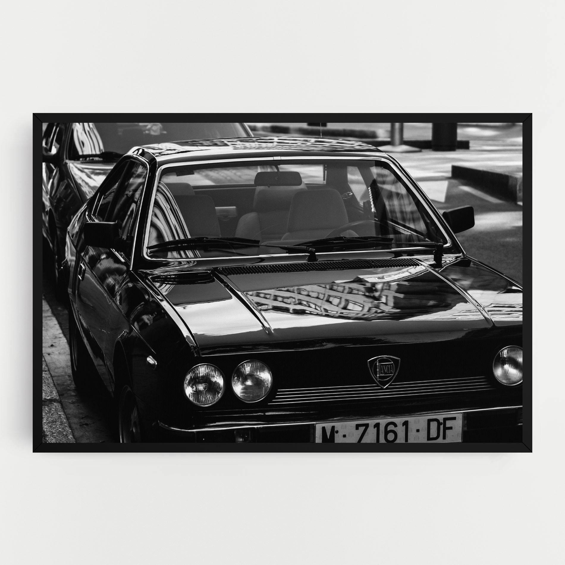 Tablou Canvas Black Shiny Car mockup 0