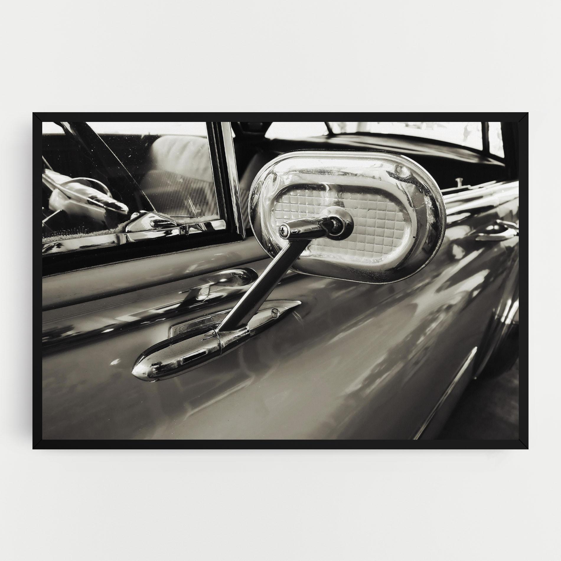 Tablou Canvas Close Up Grey Car mockup 0