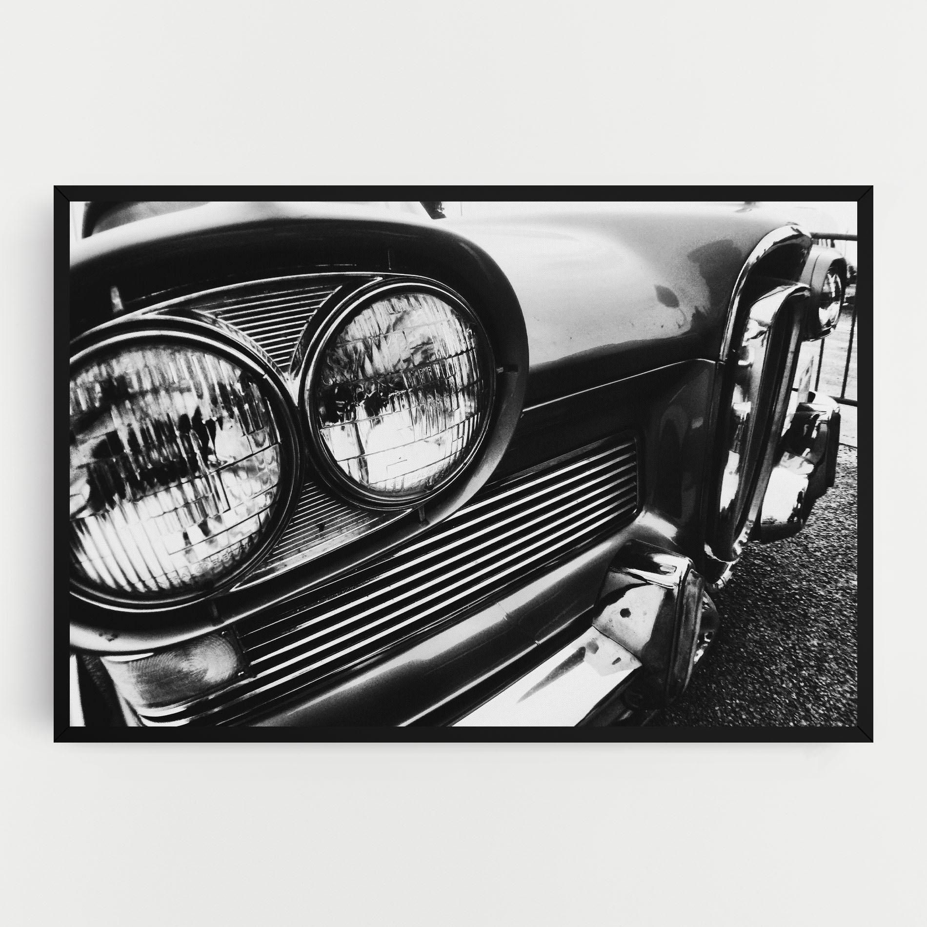 Tablou Canvas Old Closeup Car mockup 0