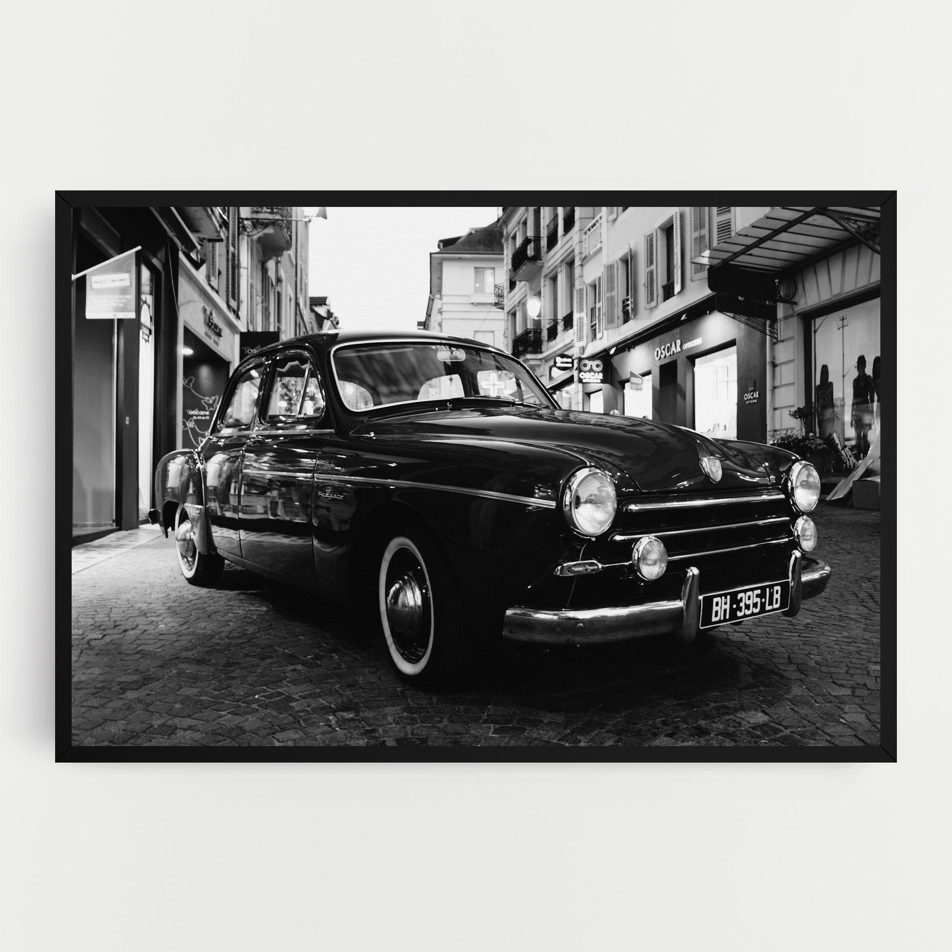 Tablou Canvas Pretty Black Car mockup 0