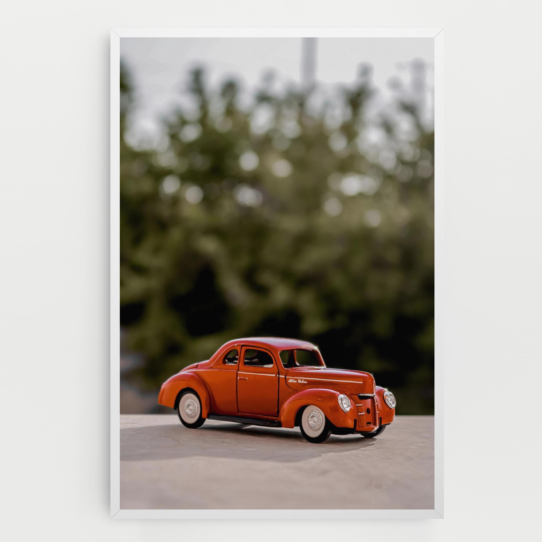 Tablou Canvas Vintage Orange Toy mockup 0