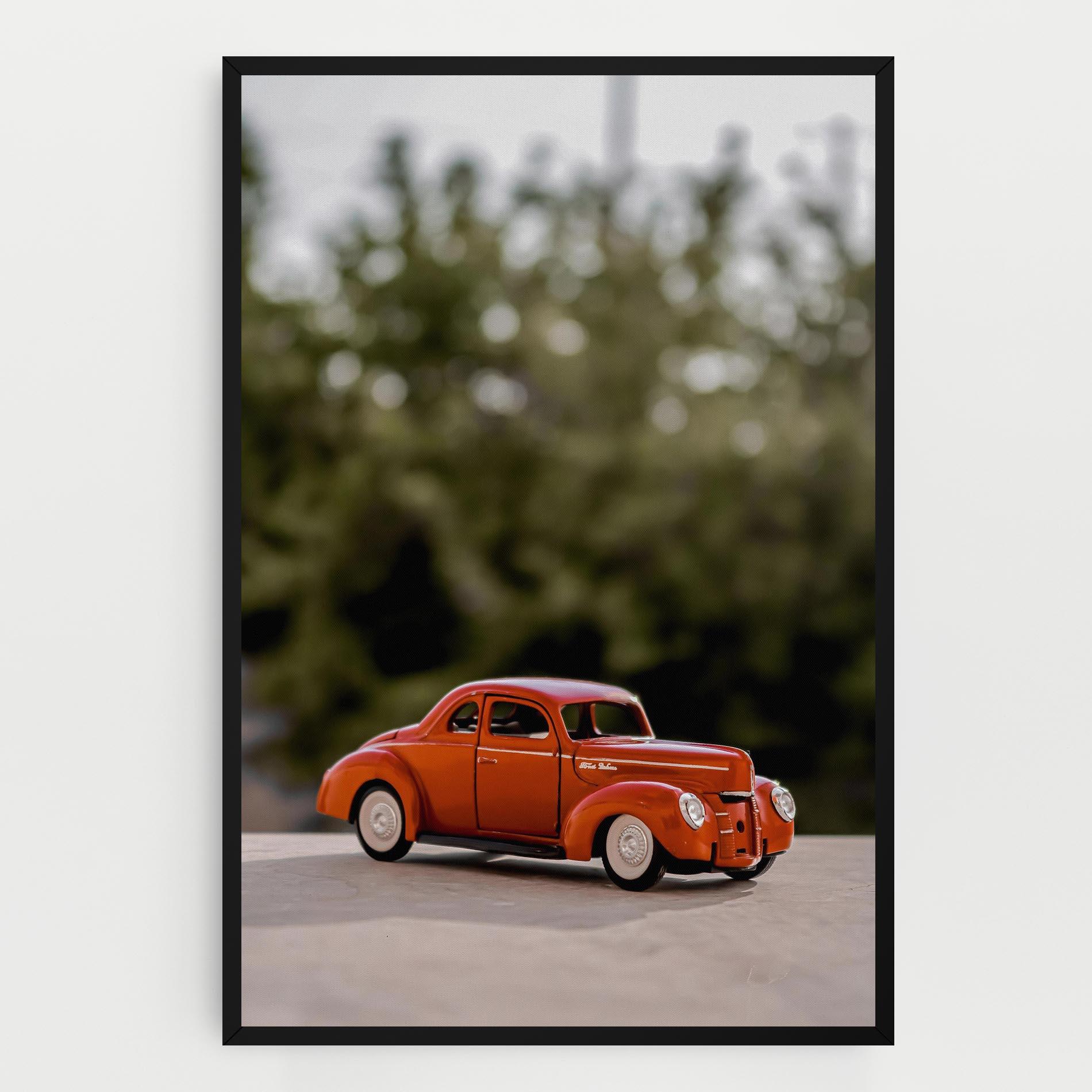 Tablou Canvas Vintage Orange Toy mockup 0